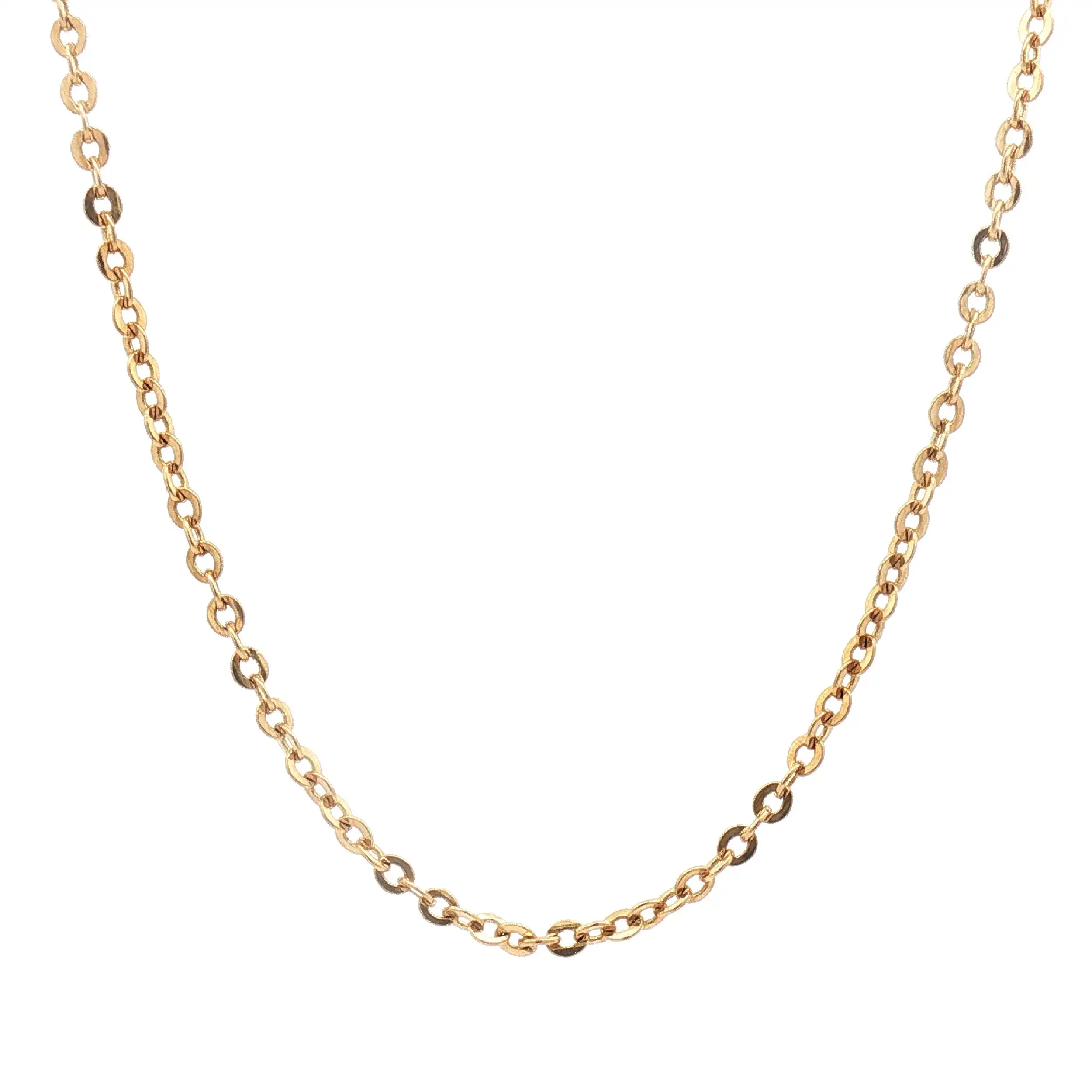 Rundankerkette Gelbgold Rundankerkette Gelbgold