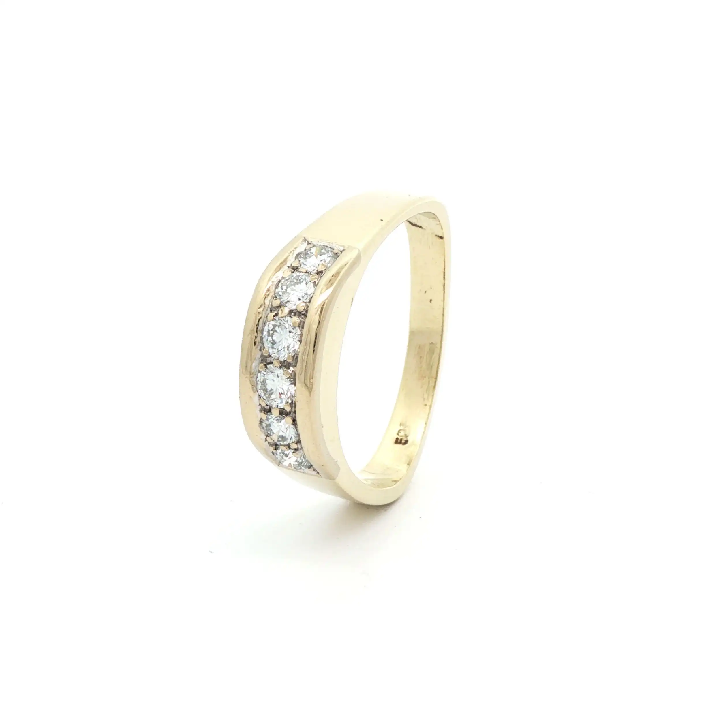 Ring Gelbgold mit Brillanten