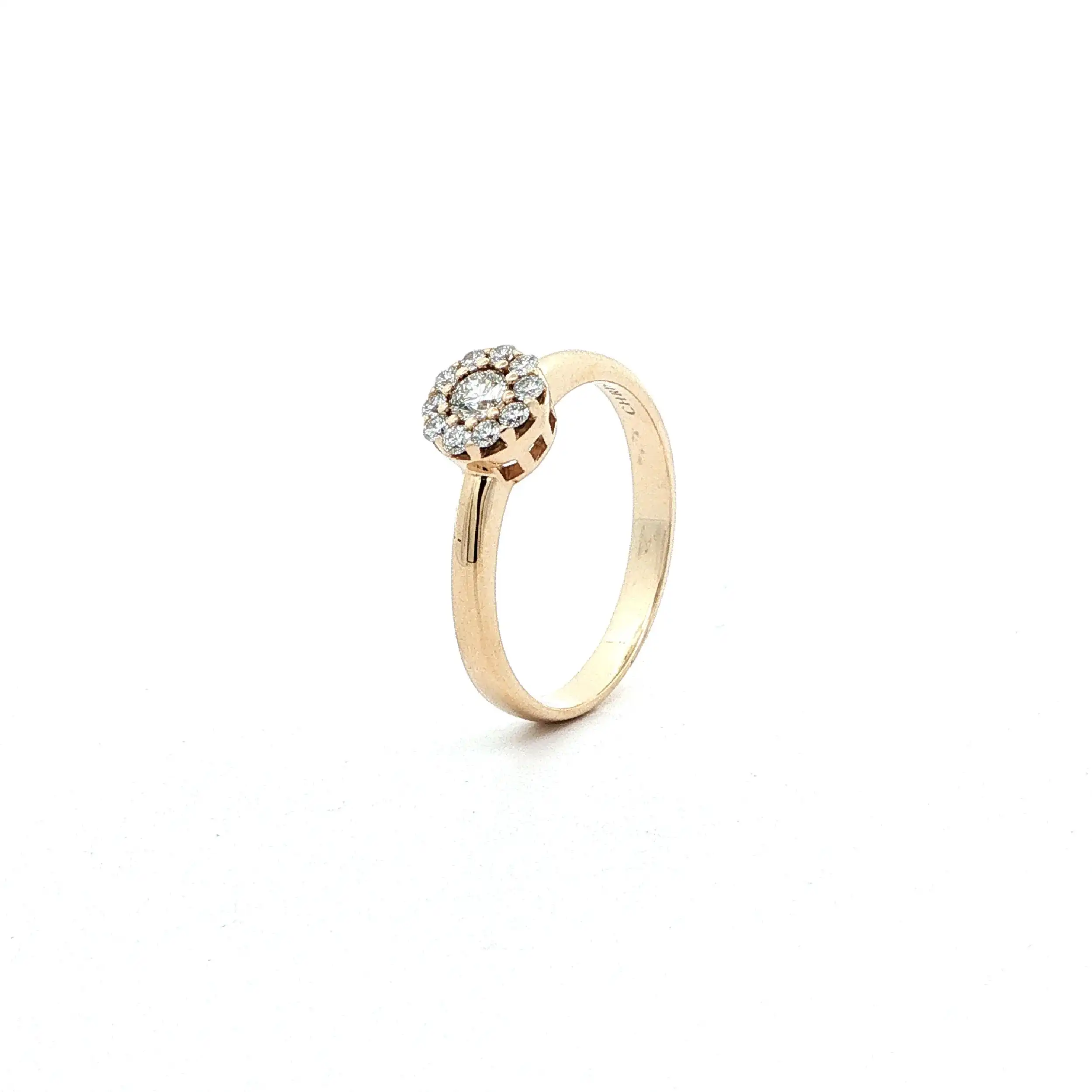 Ring Gelbgold mit Brillanten