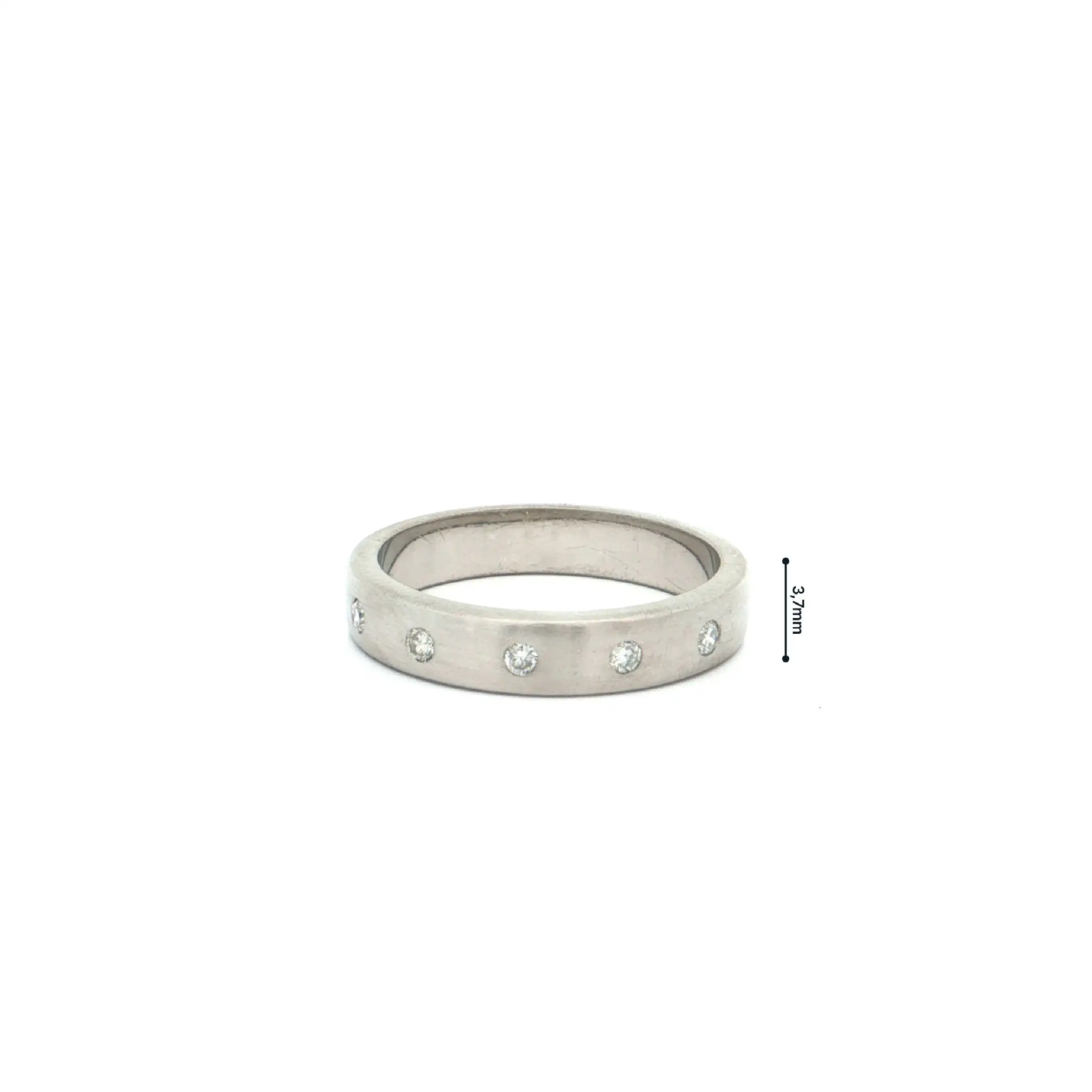 Ring Weißgold mit Brillanten "Christ" Ring Weißgold mit Brillanten "Christ"