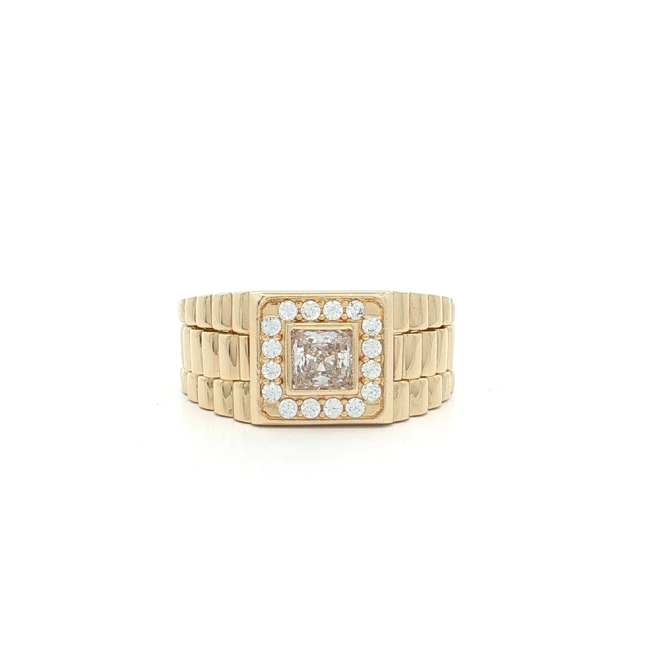 Ring Gelbgold mit Zirkonia