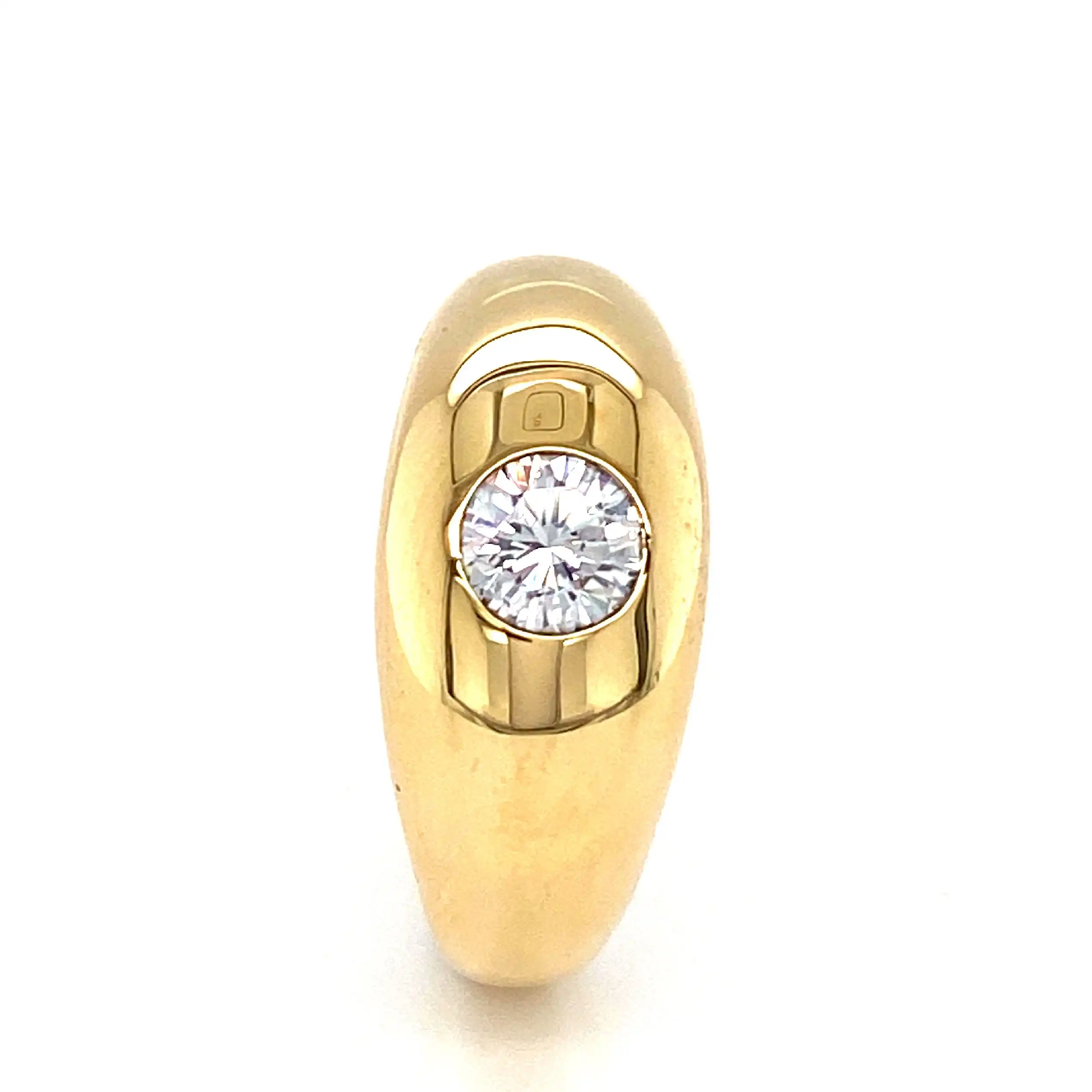 Ring Gelbgold mit Brillant Solitär Ring Gelbgold mit Brillant Solitär