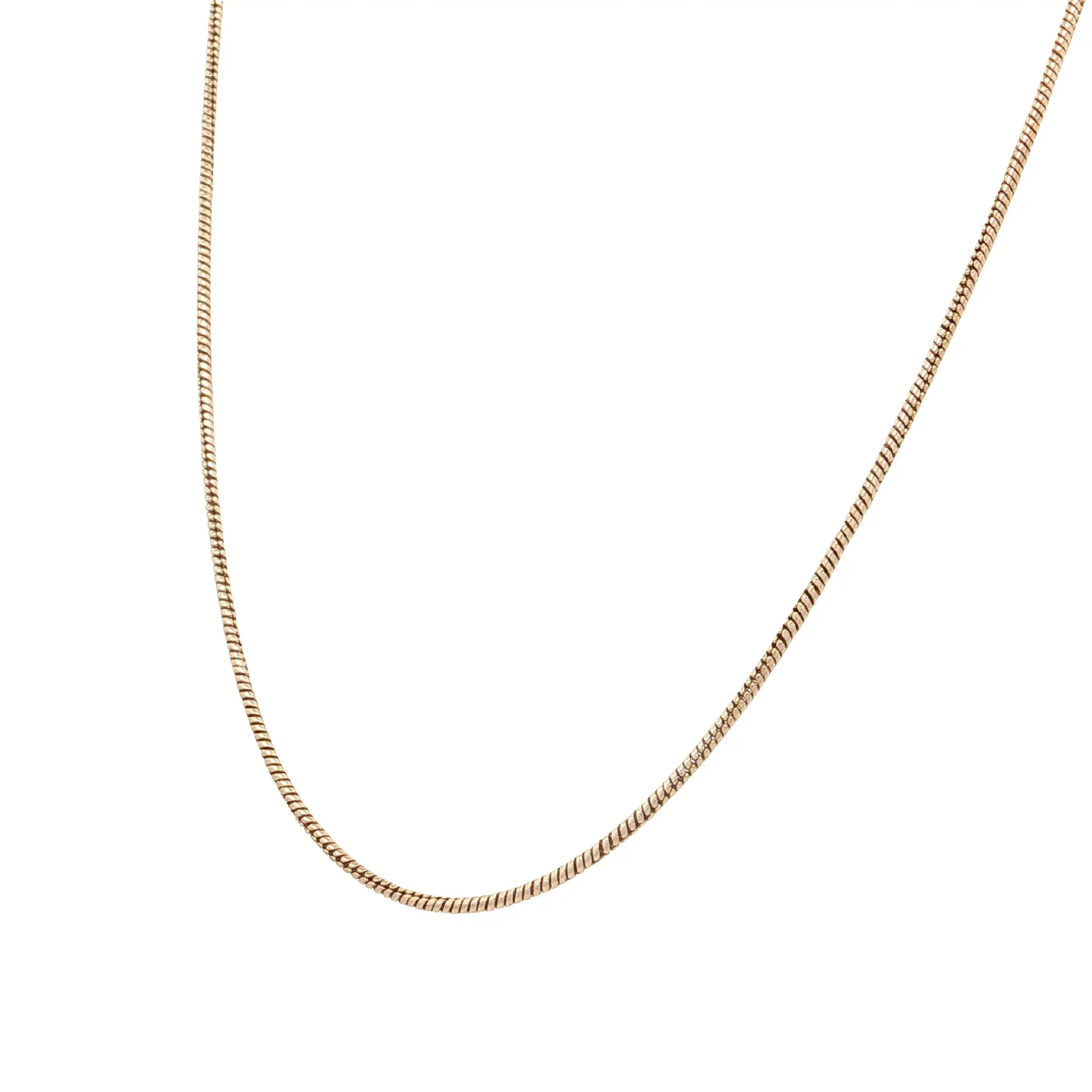 Schlangenkette Gelbgold