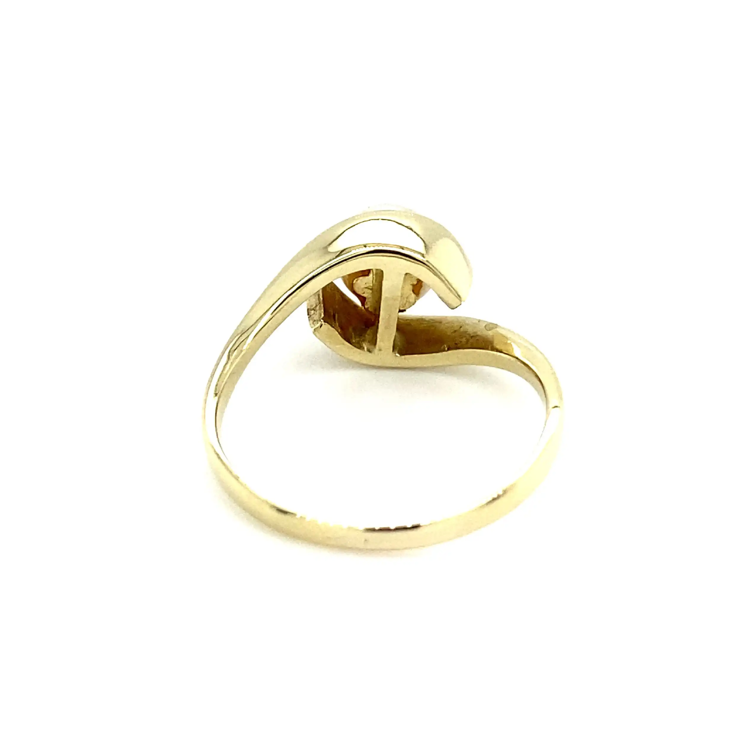 Ring Gelbgold mit Perle