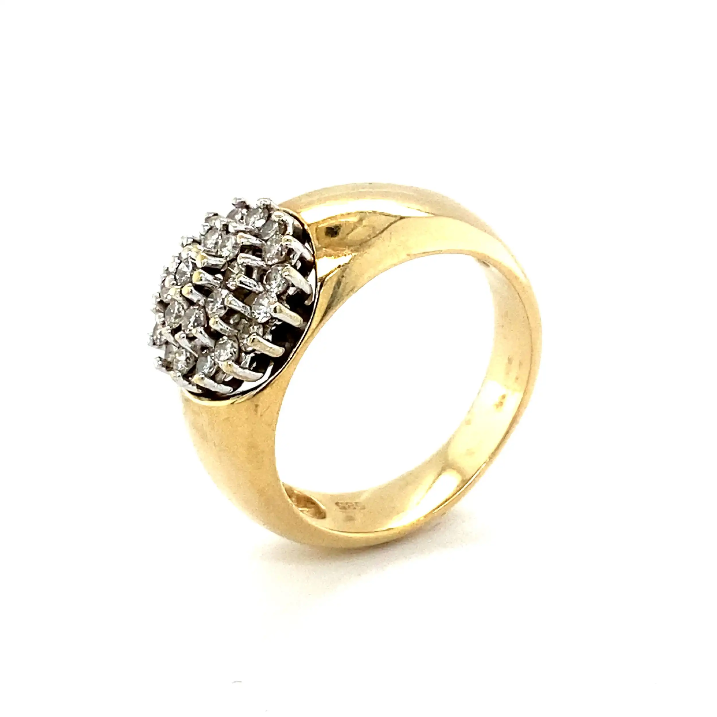Ring Bicolor mit Brillanten Ring Bicolor mit Brillanten