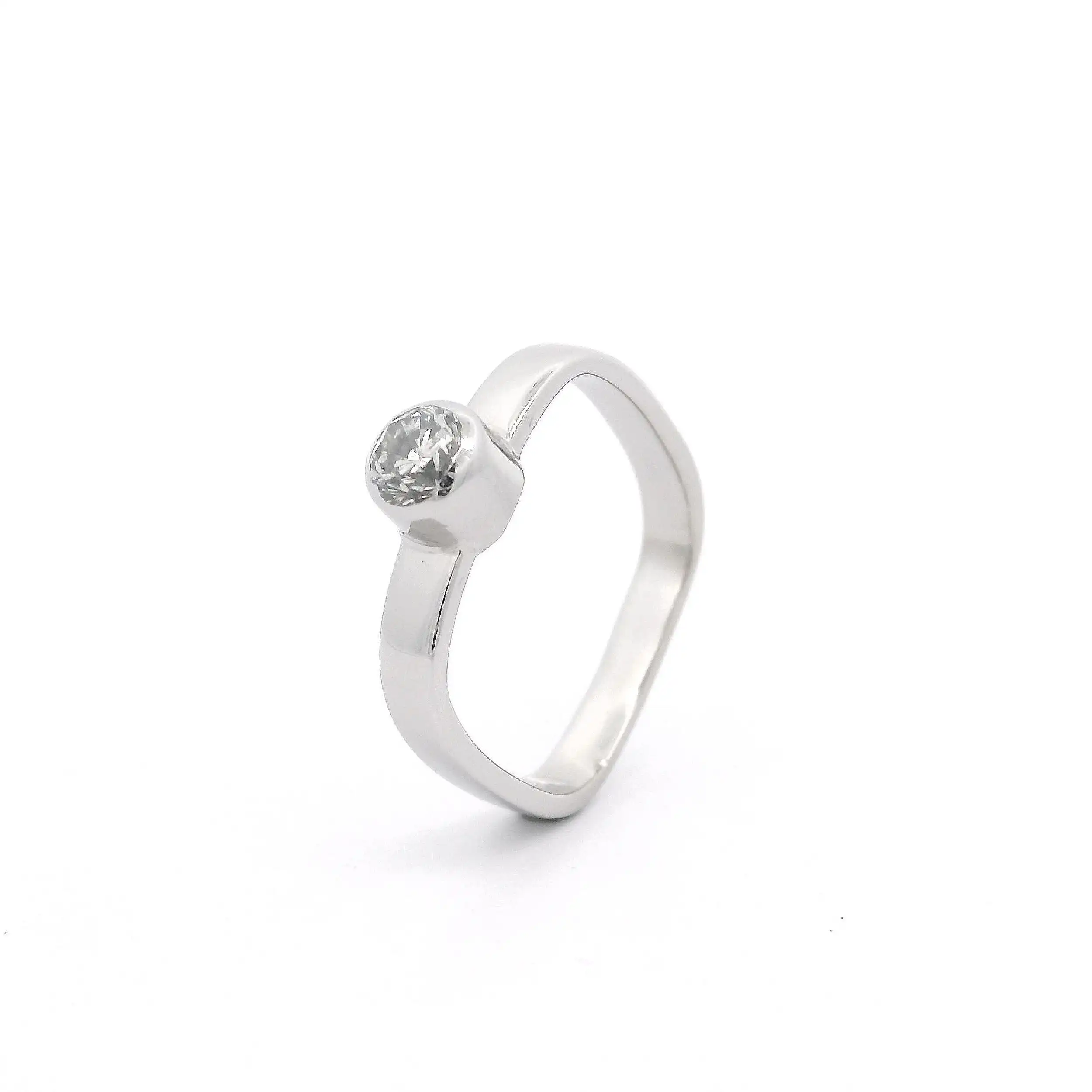 Ring Weißgold mit Brillant
