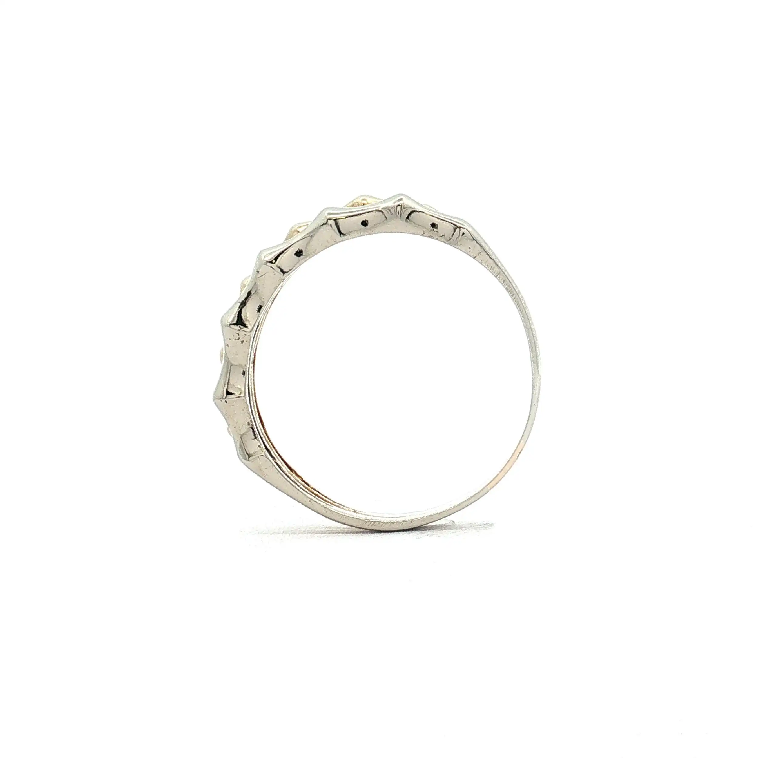 Ring Bicolor im Bambus Design