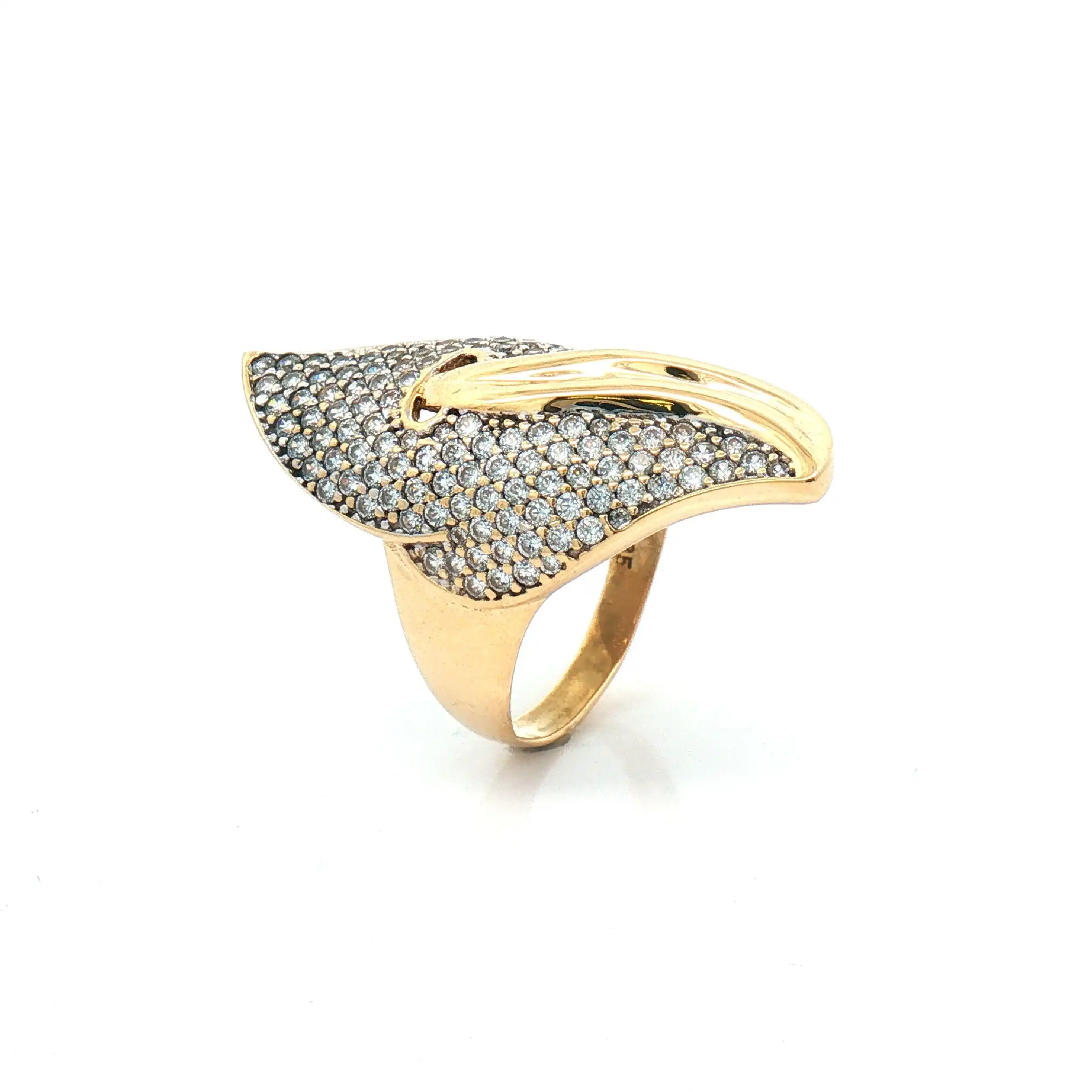 Ring Gelbgold mit Zirkonia