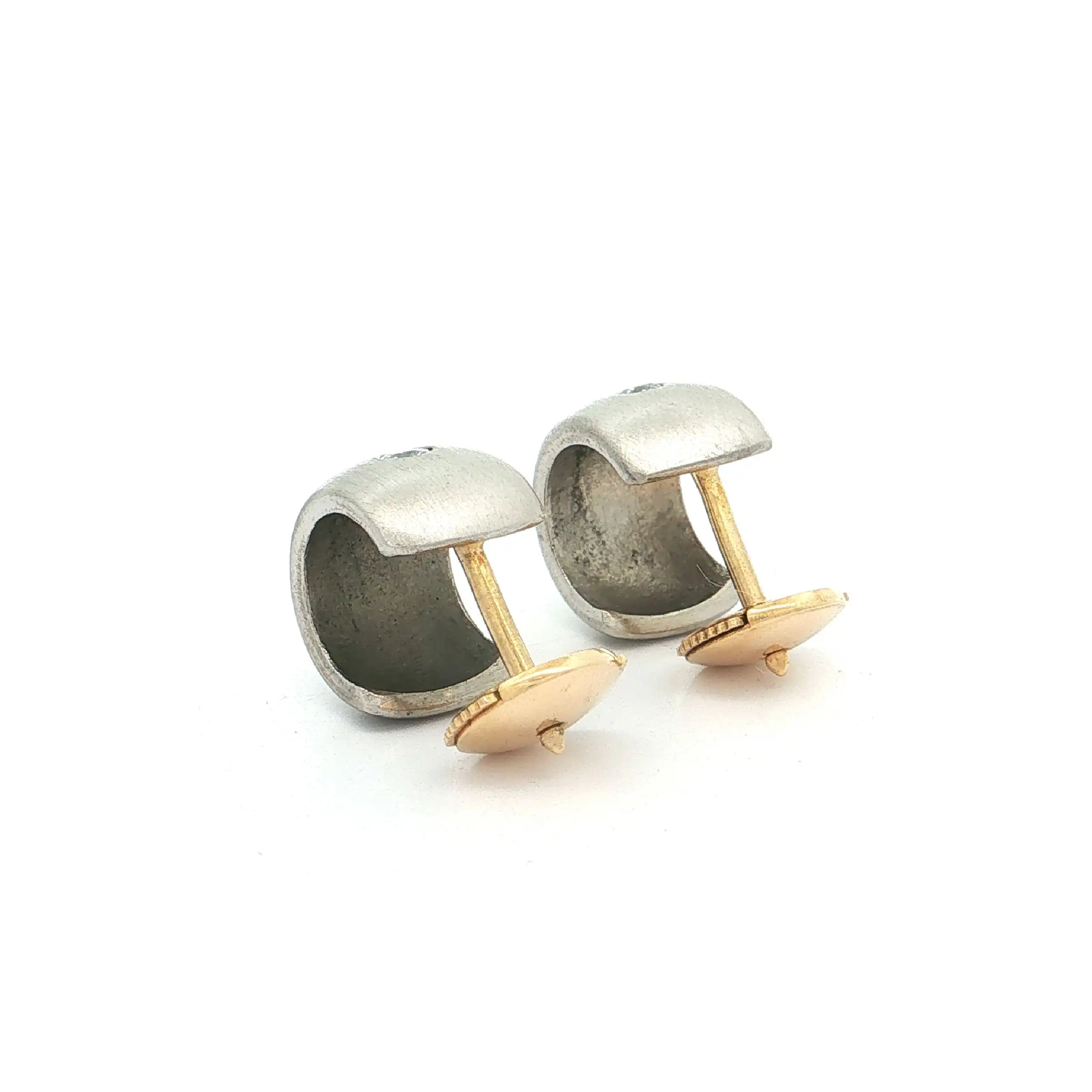 Ohrstecker Gelbgold Paladium mit Brillanten Ohrstecker Gelbgold Paladium mit Brillanten
