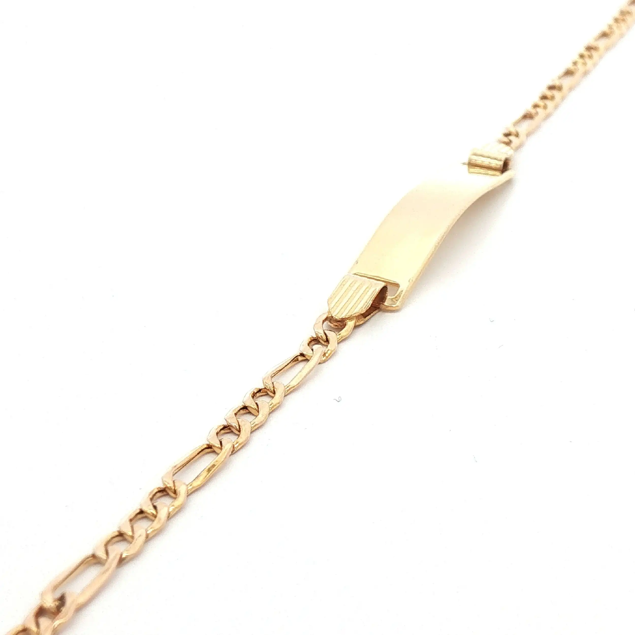 Kinderidentarmband Gelbgold Kinderidentarmband Gelbgold