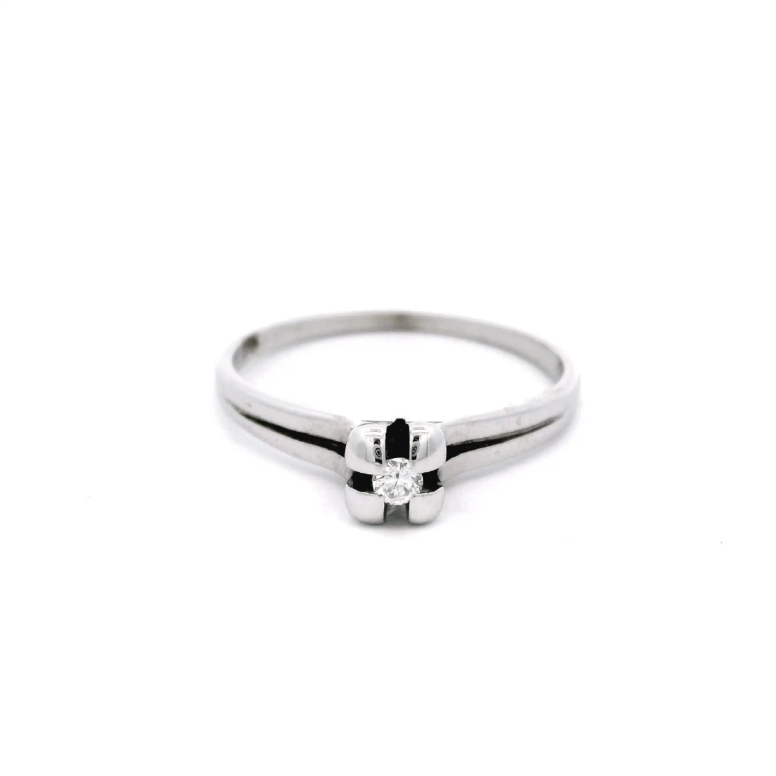 Ring Weißgold mit Brillant