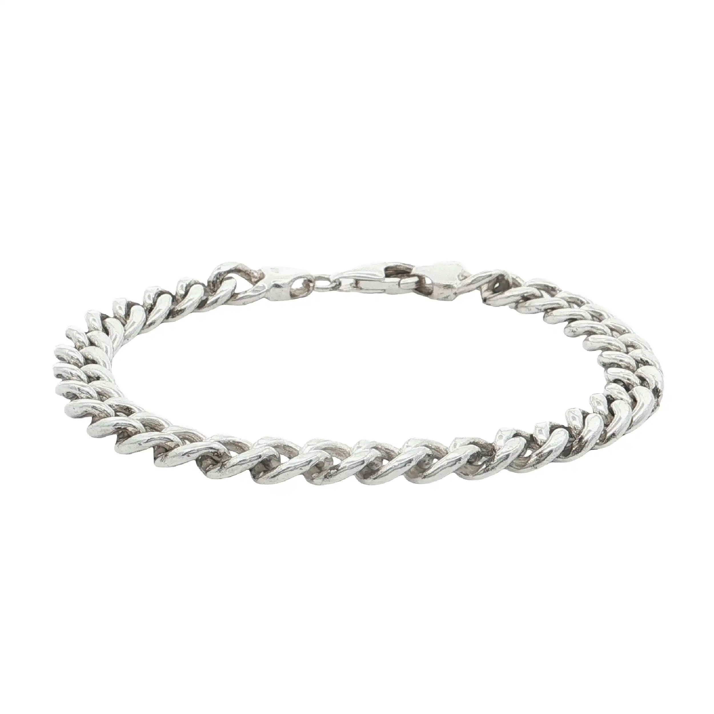 Panzerarmband Silber