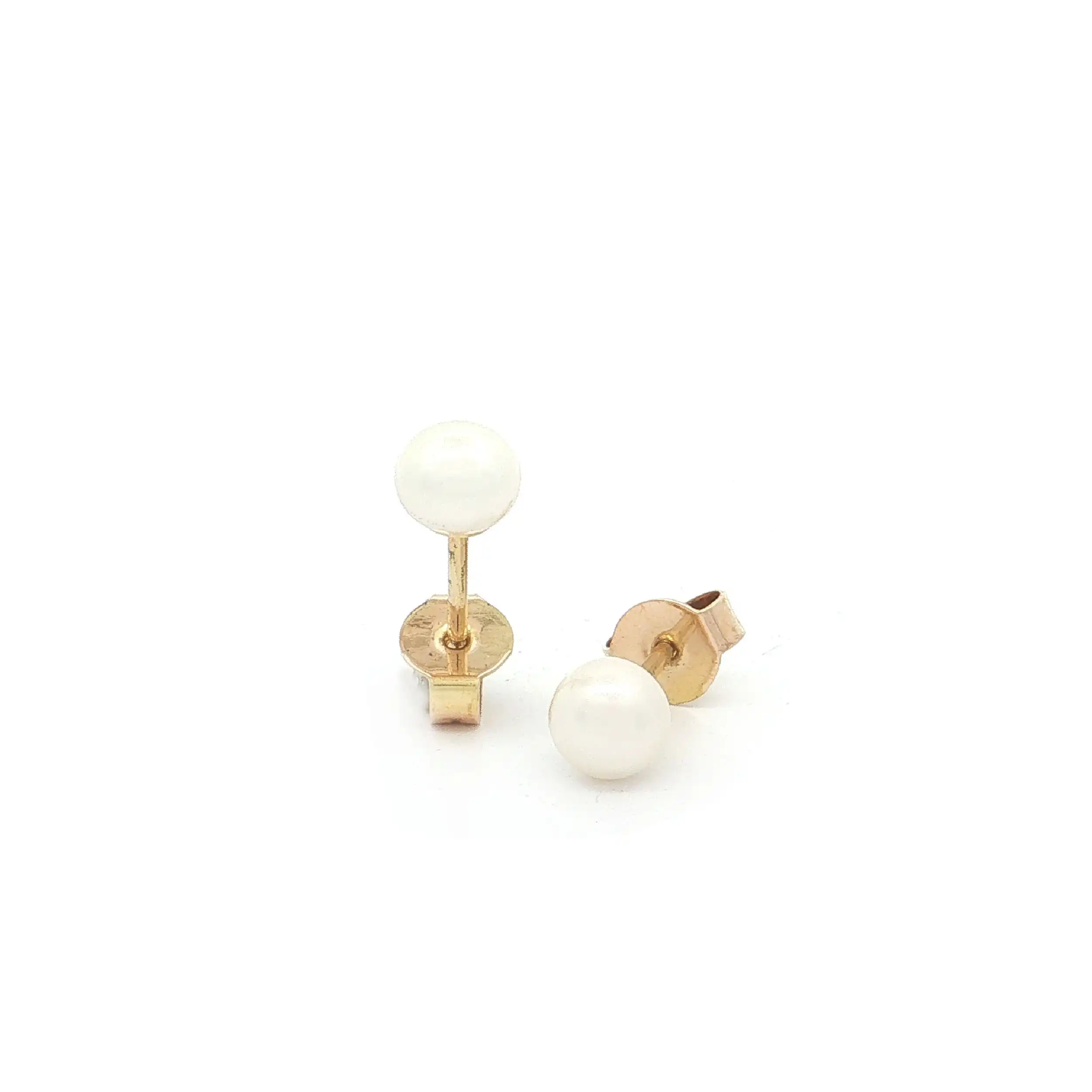 Ohrstecker Gelbgold mit Perle Ohrstecker Gelbgold mit Perle