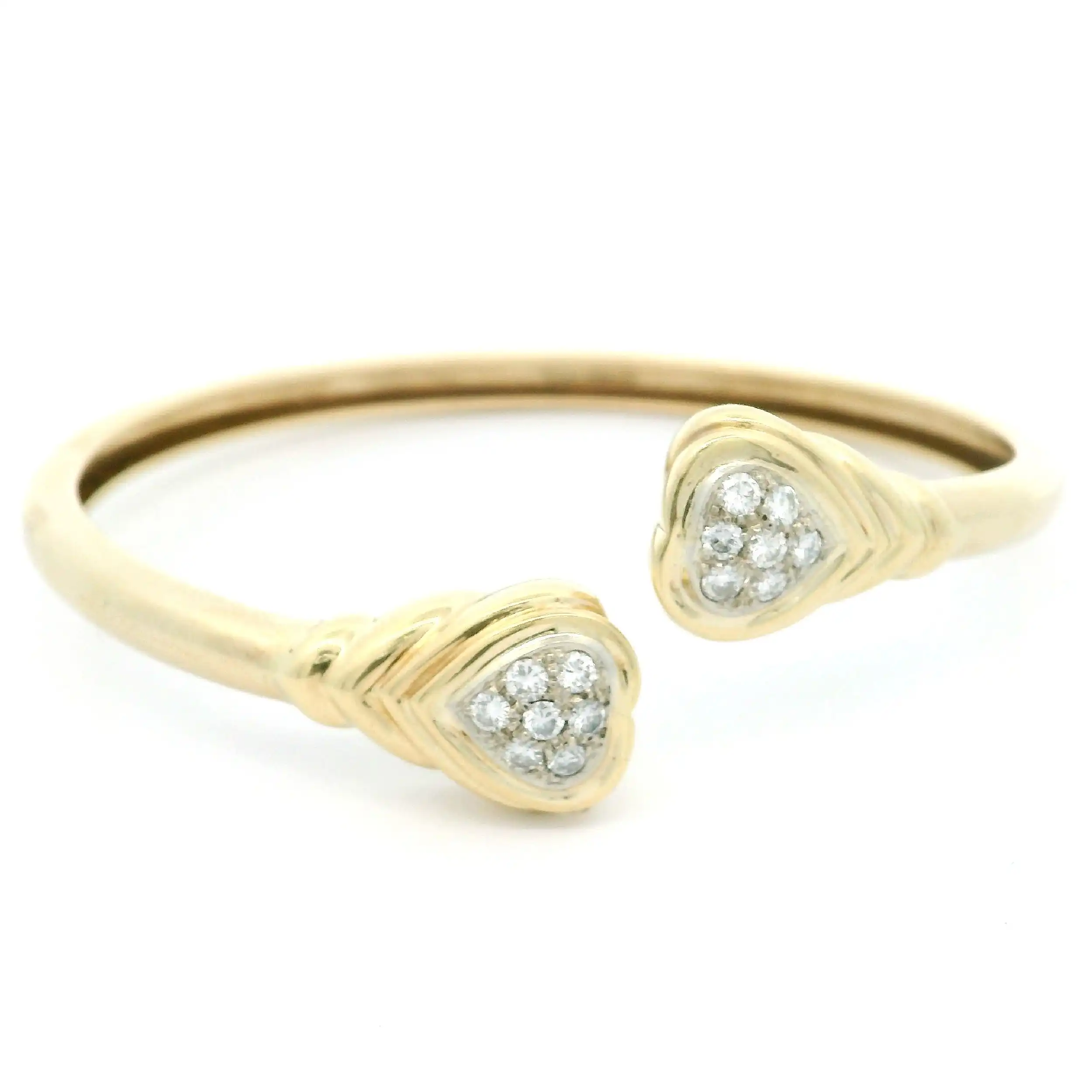 Armreif Bicolor mit Brillanten Armreif Bicolor mit Brillanten