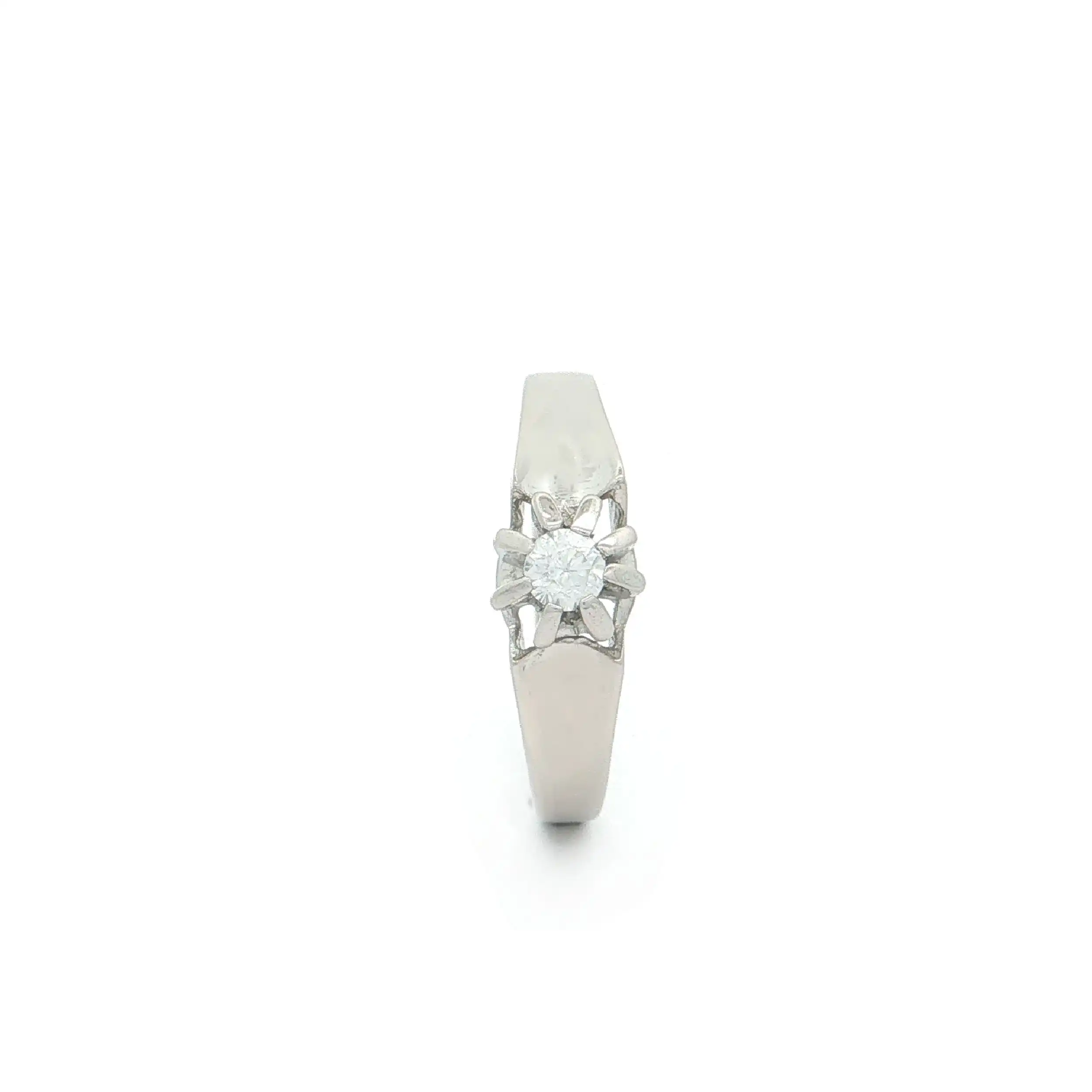 Ring Weißgold mit Zirkonia