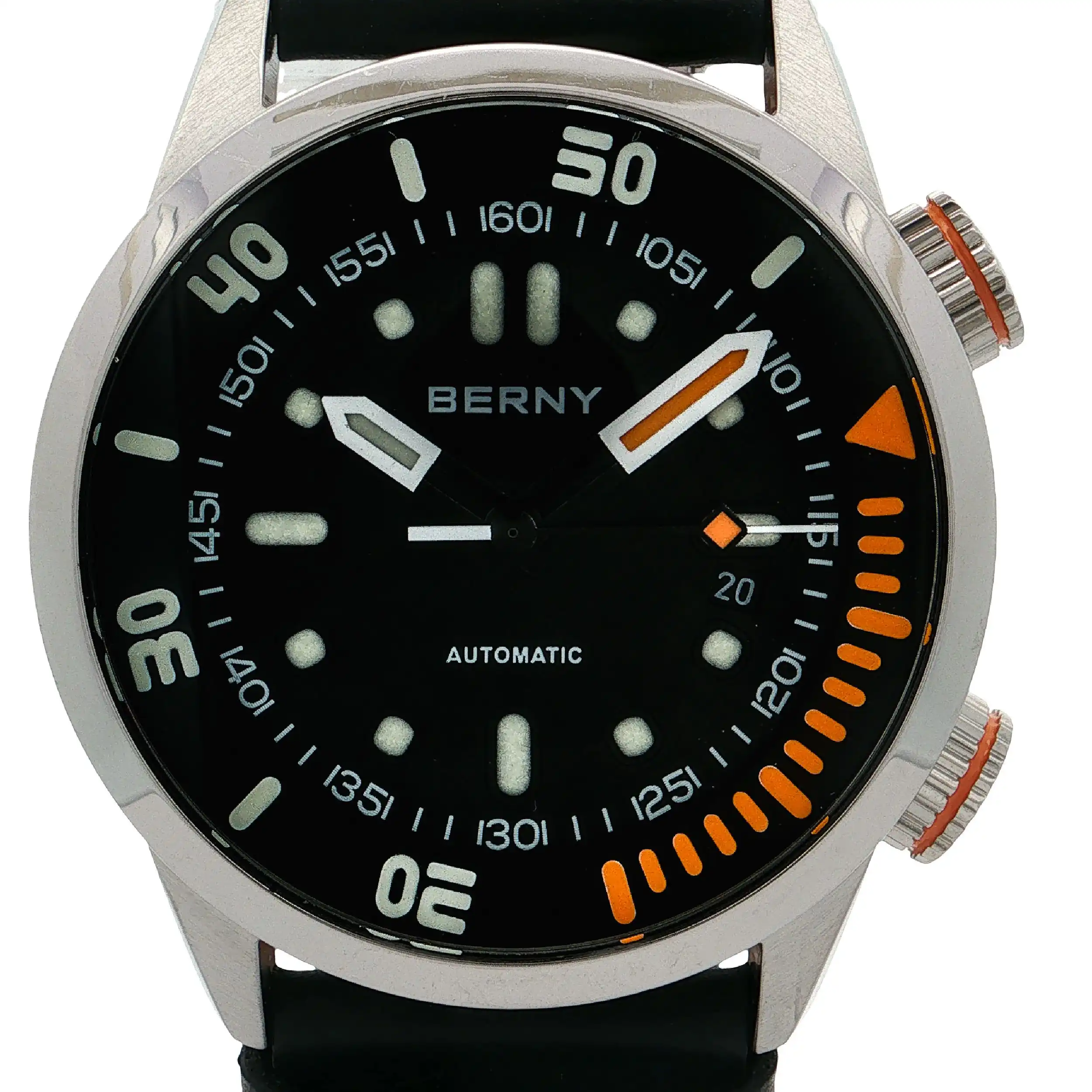 Herrenuhr BERNY Uhr Automatik Compressor Diver V3-AM339M mit Rechnung