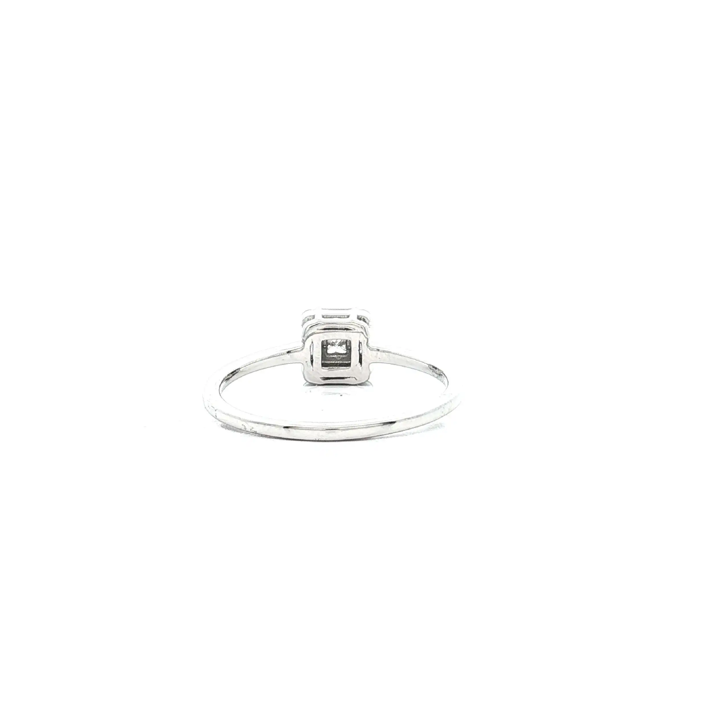 Ring Weißgold mit Brillanten und Diamanten Ring Weißgold mit Brillanten und Diamanten