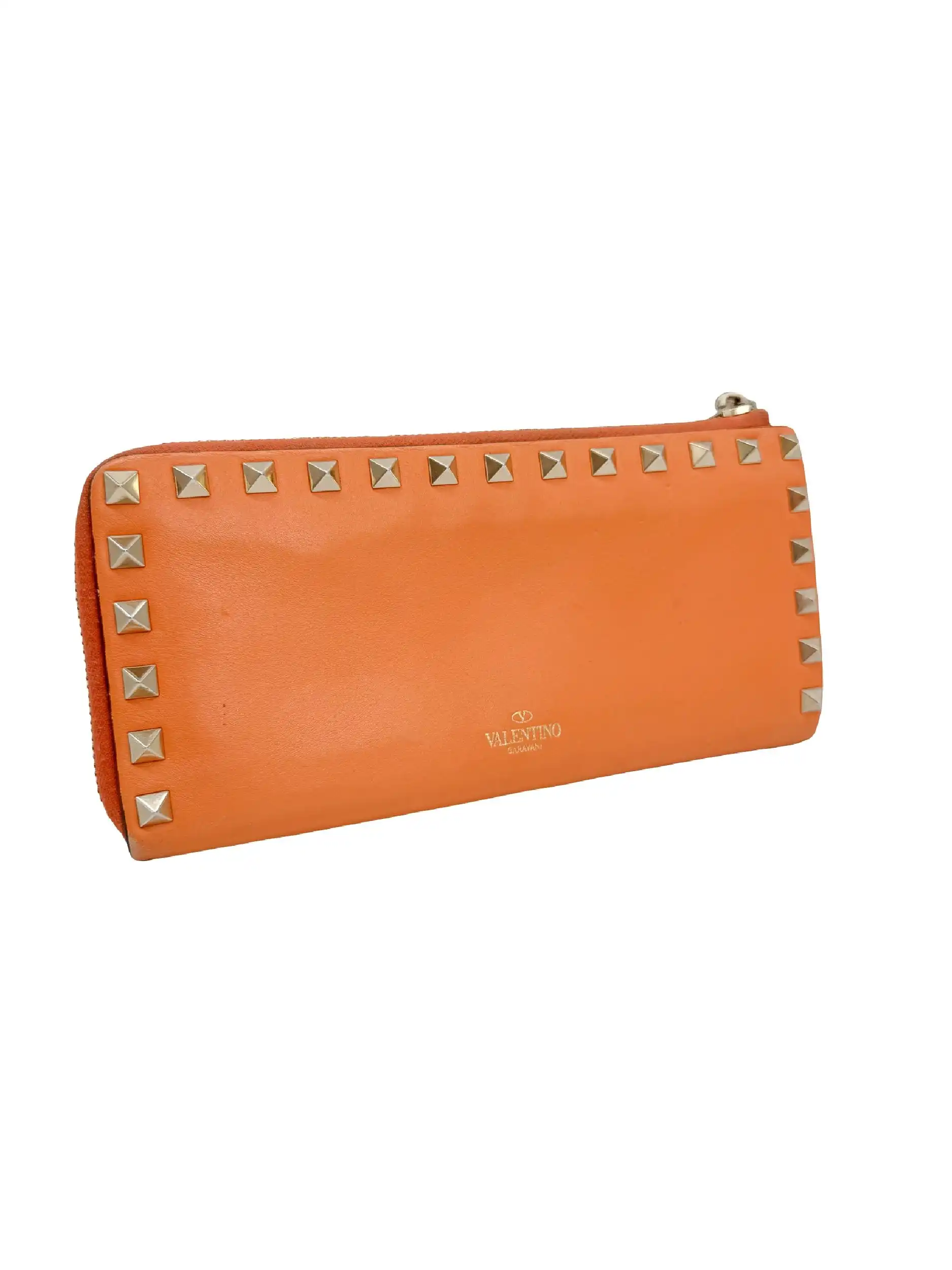 Portemonnaie "Valentino Garavani Rockstudd" in Orange