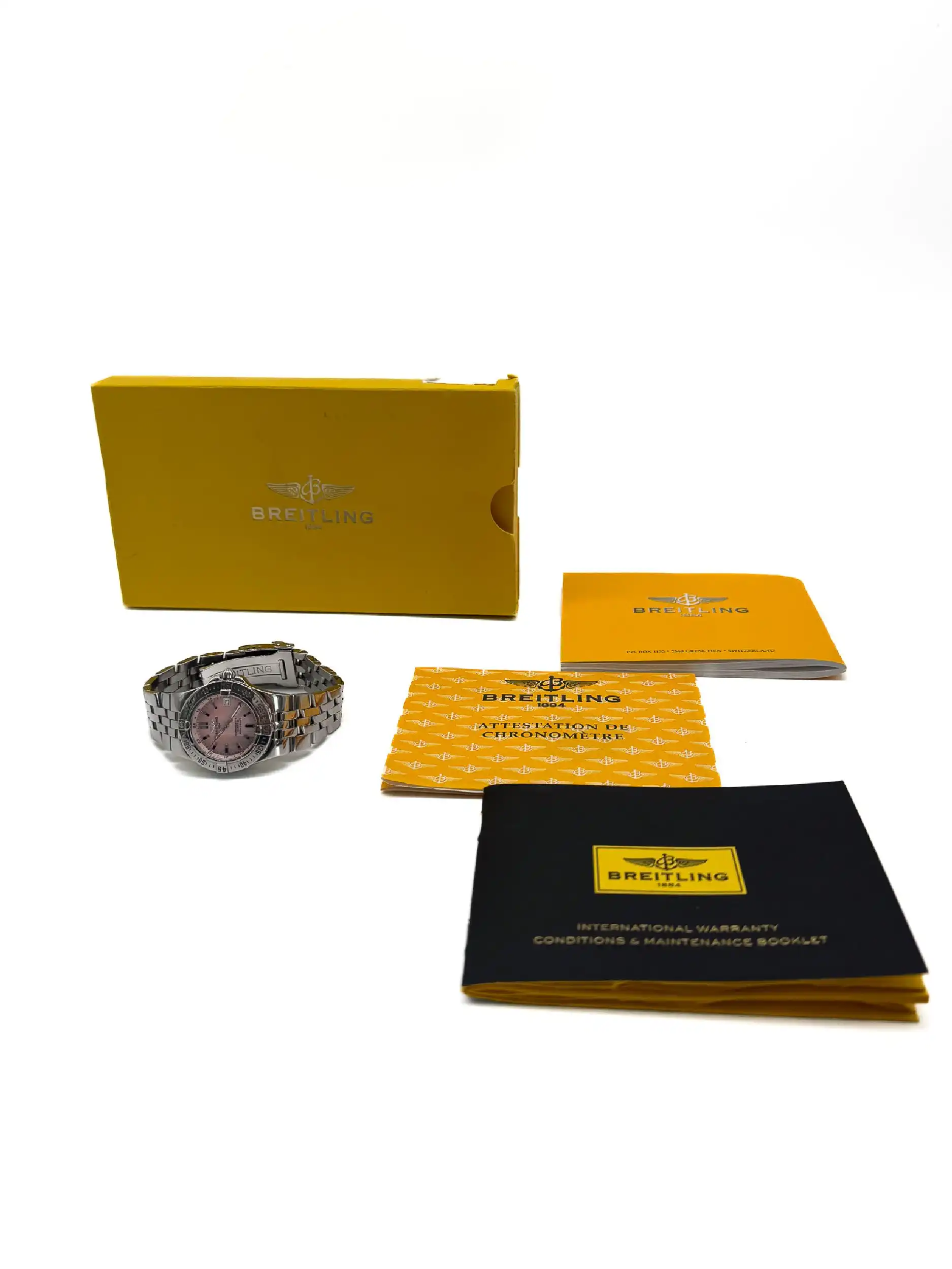 Damenuhr Breitling Starliner Perlmut 30mm Ref.A71340 mit Papieren Damenuhr Breitling Starliner Perlmut 30mm Ref.A71340 mit Papieren