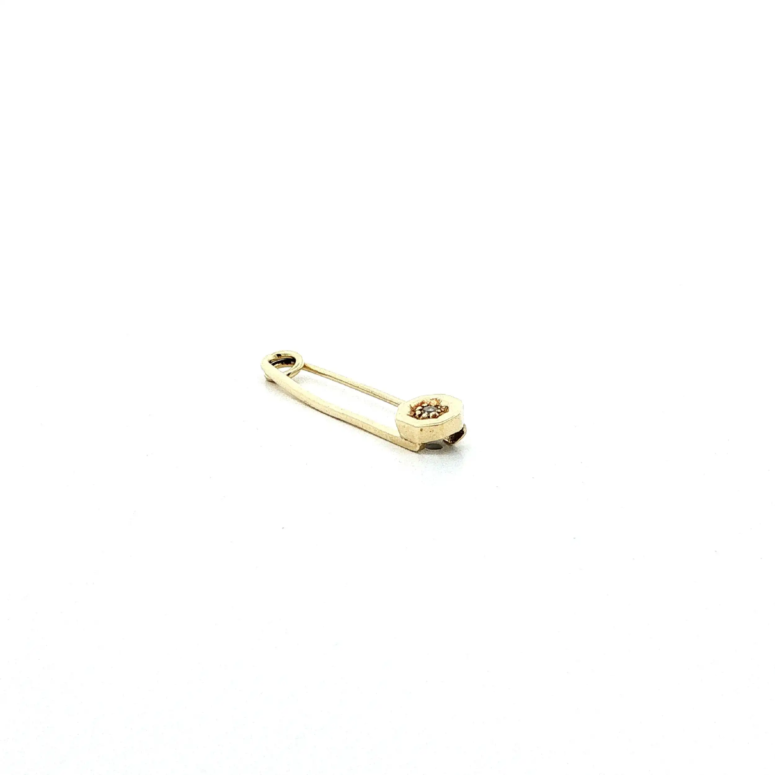 Nadel Gelbgold mit Diamant