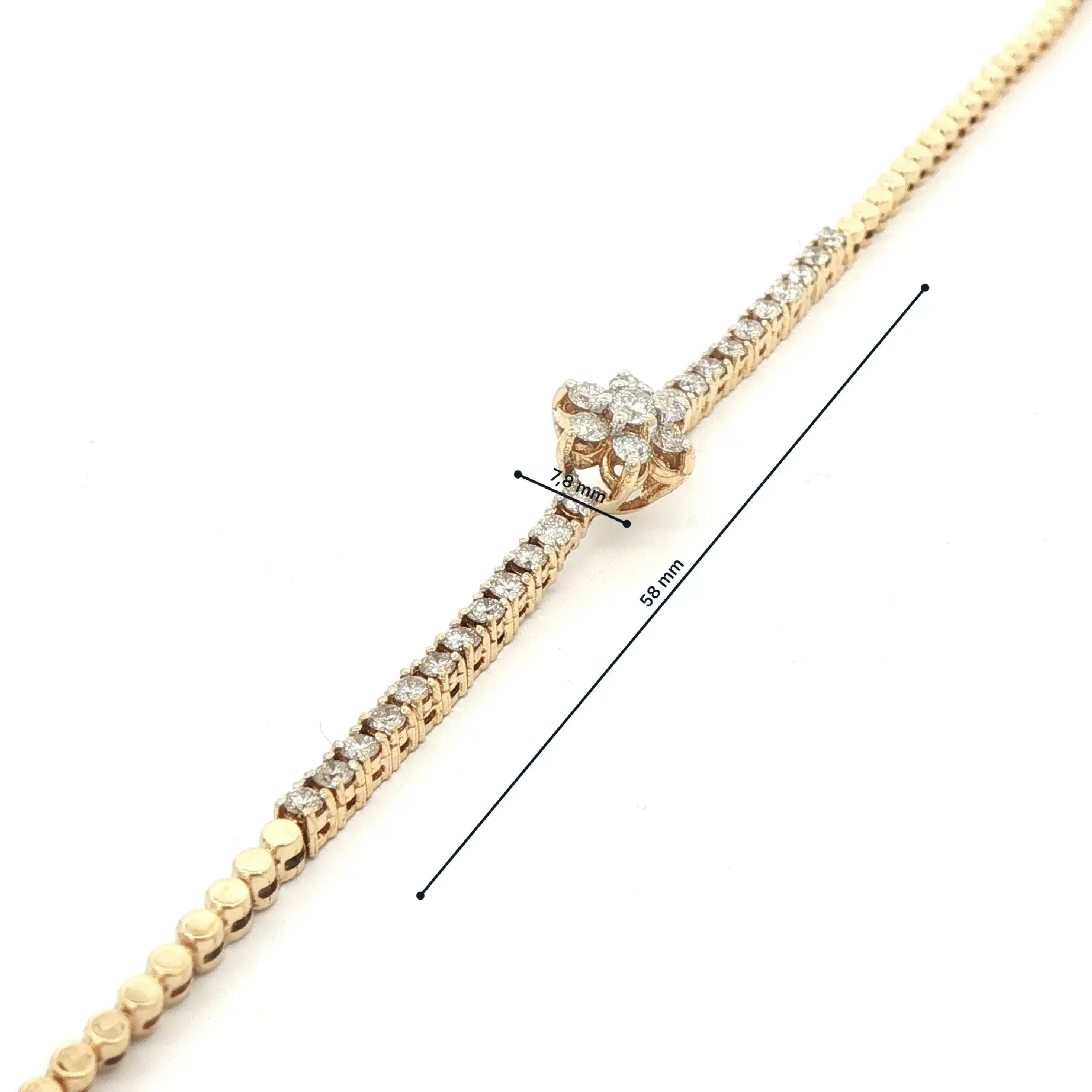 Armband Gelbgold mit Brillanten