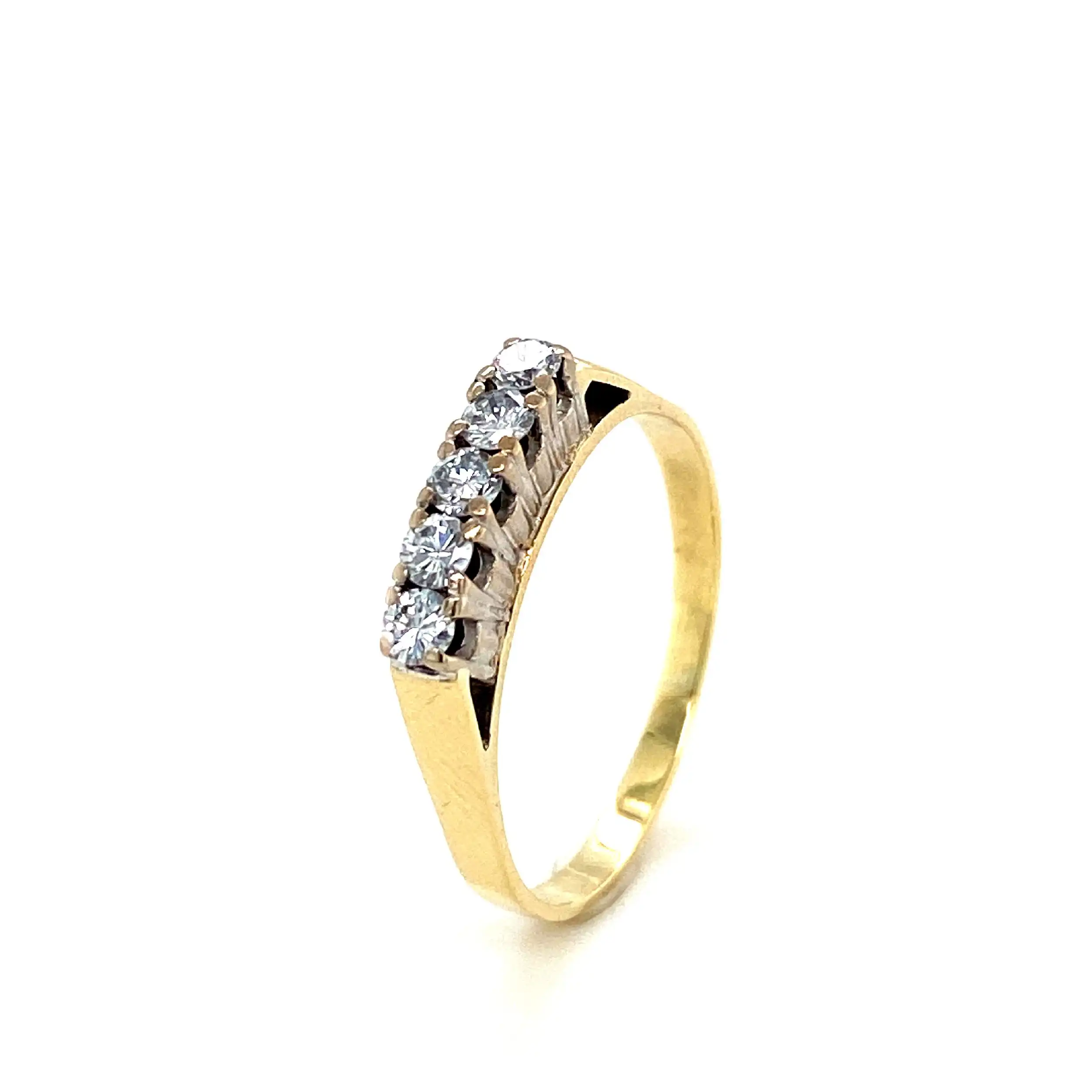Ring Bicolor mit Brillanten Ring Bicolor mit Brillanten
