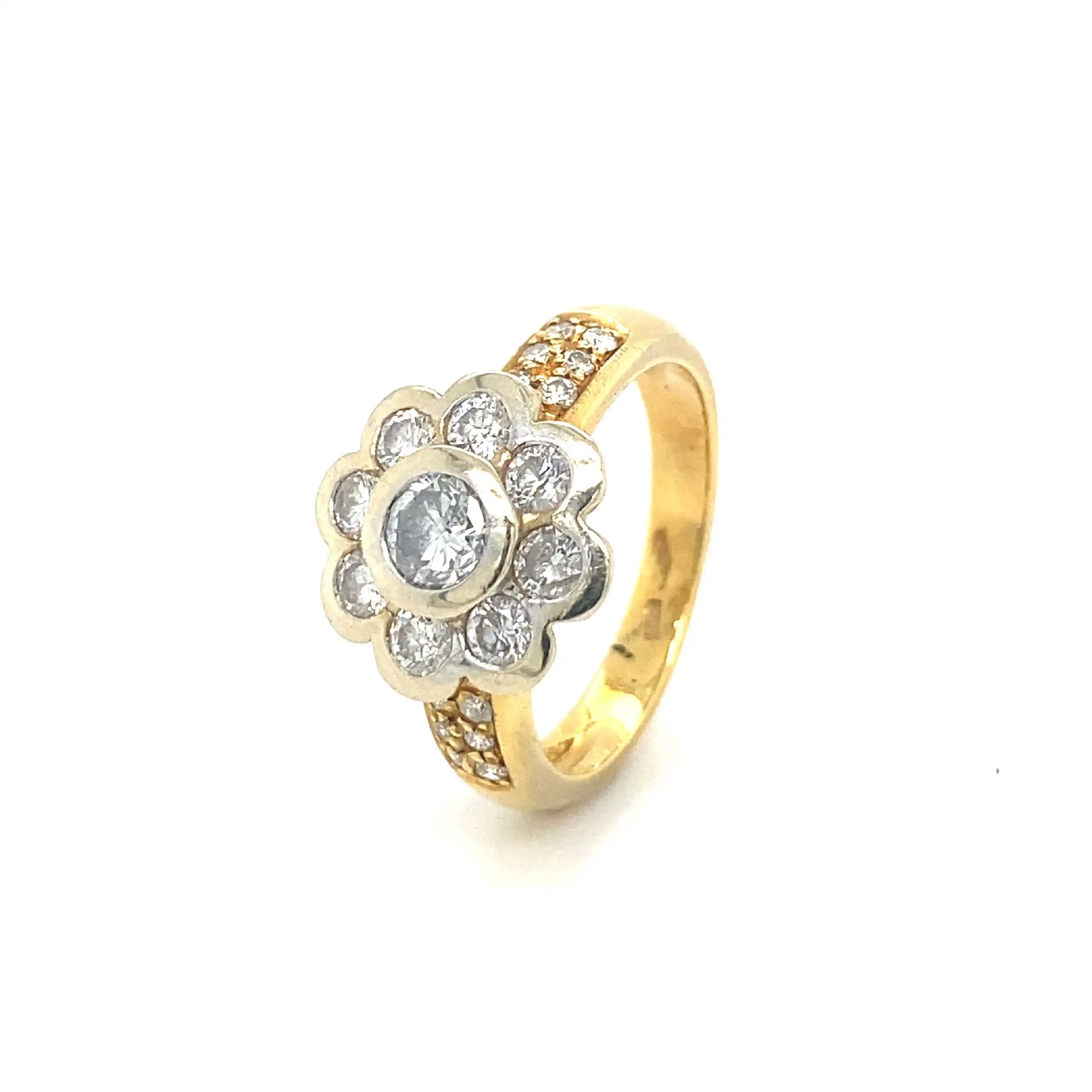 Ring Bicolor mit Brillanten Ring Bicolor mit Brillanten