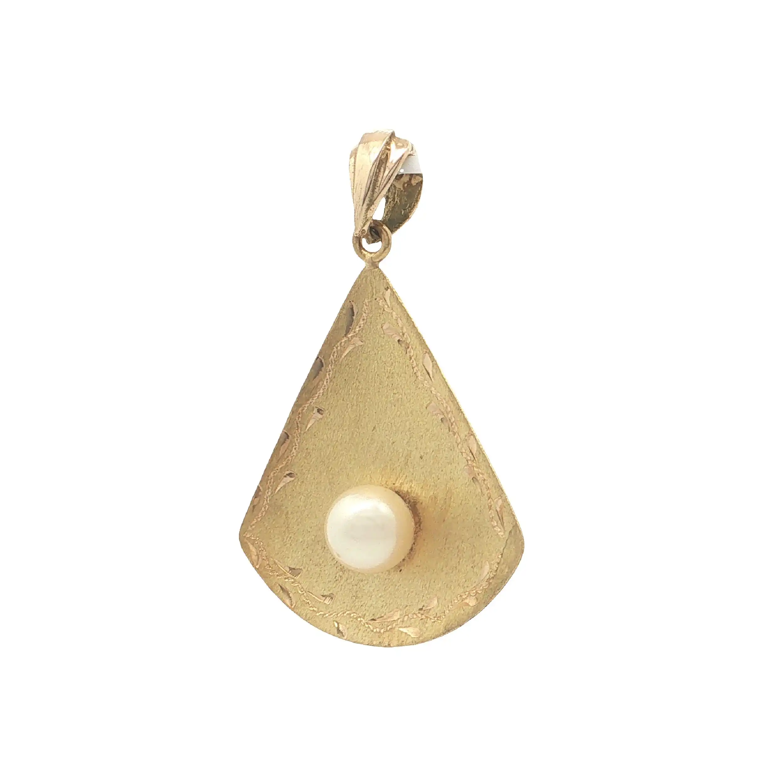 Anhänger Gelbgold mit Perle