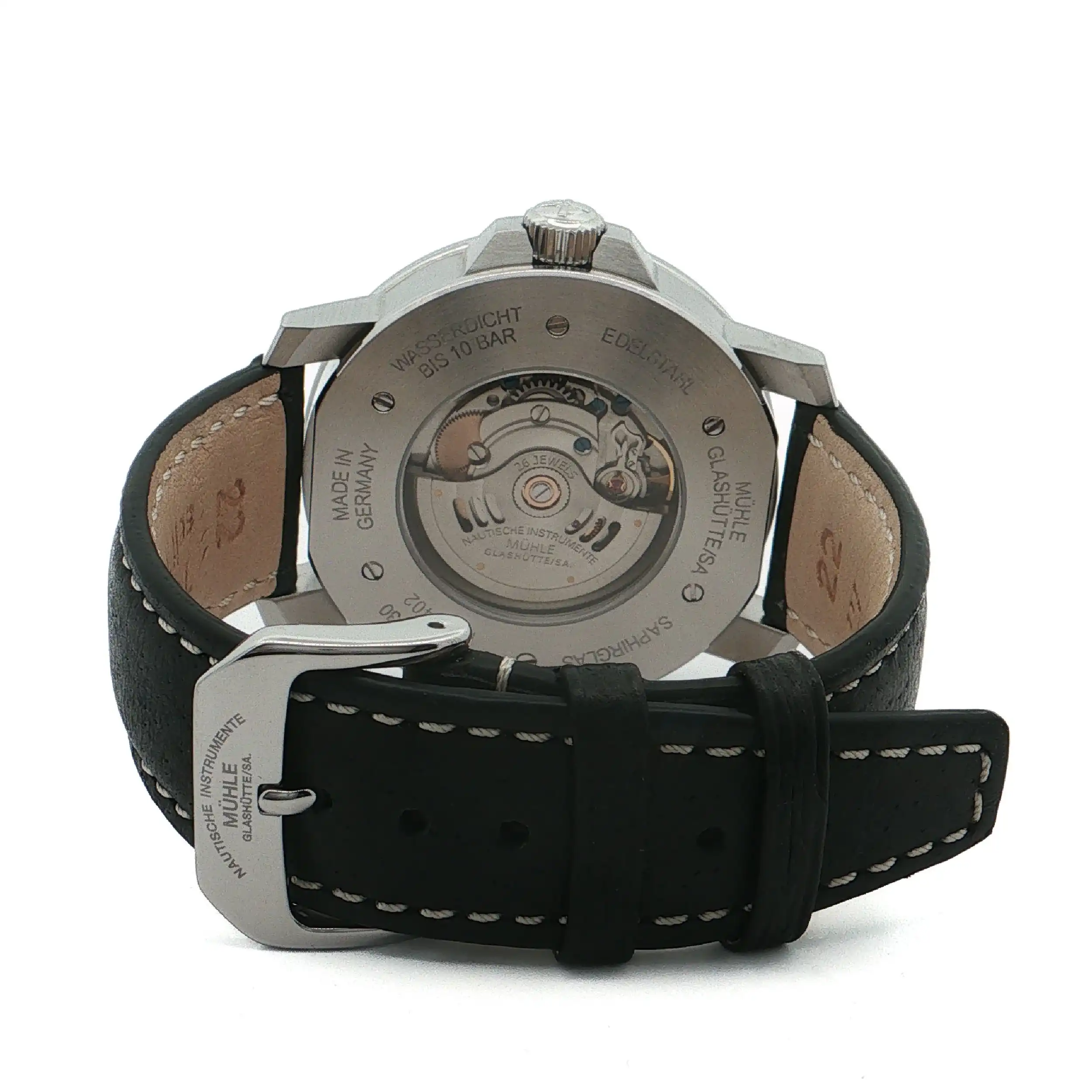 Herrenuhr Glashütte Mühle M1-25-31-lb mit Box und Papiere