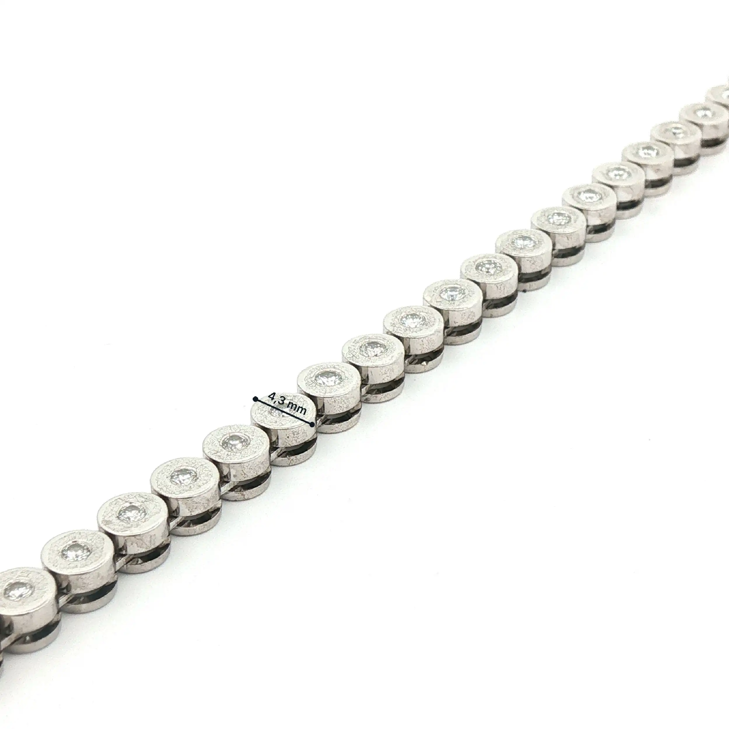 Tennisarmband Weißgold mit Brillanten
