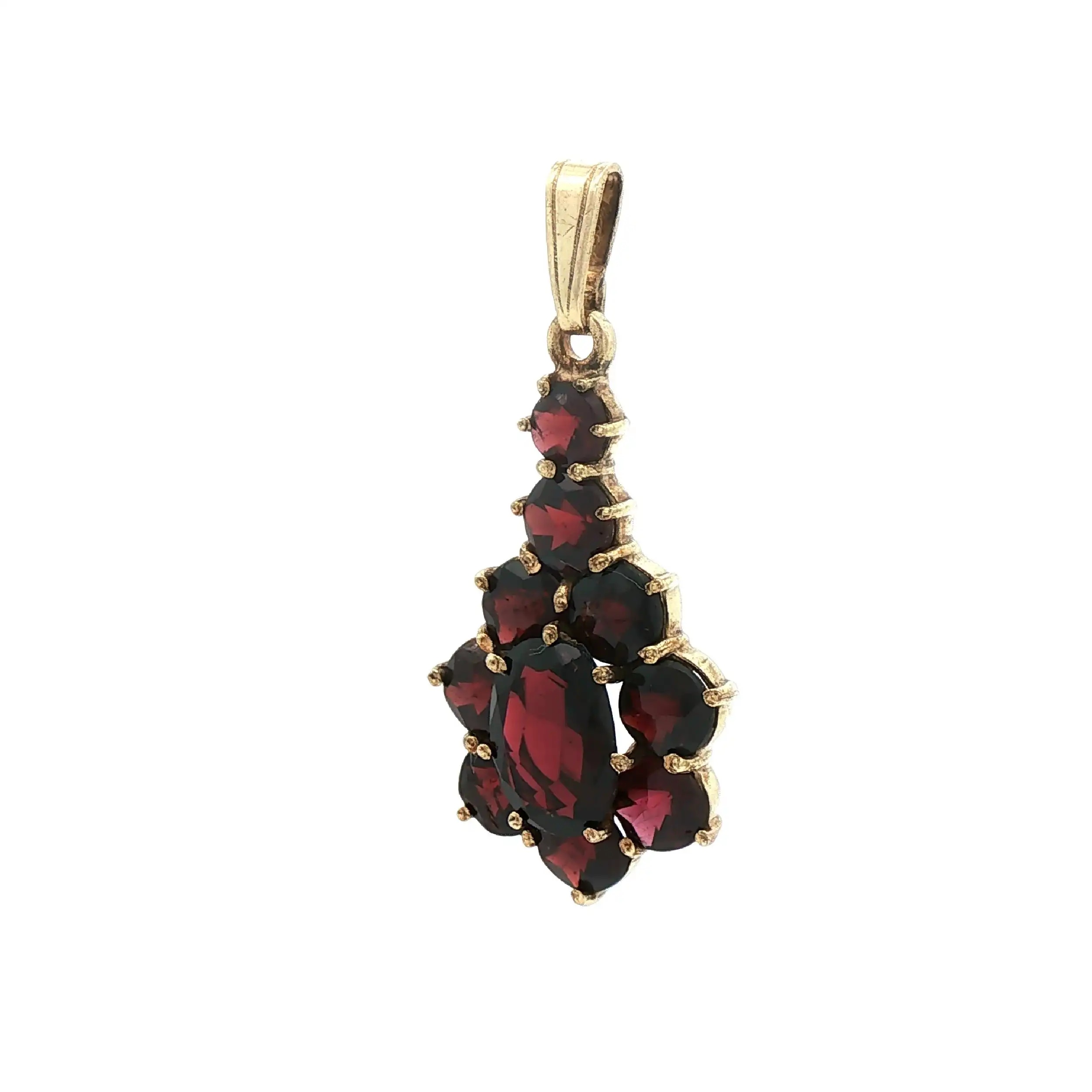 Anhänger Gelbgold mit Granat Anhänger Gelbgold mit Granat