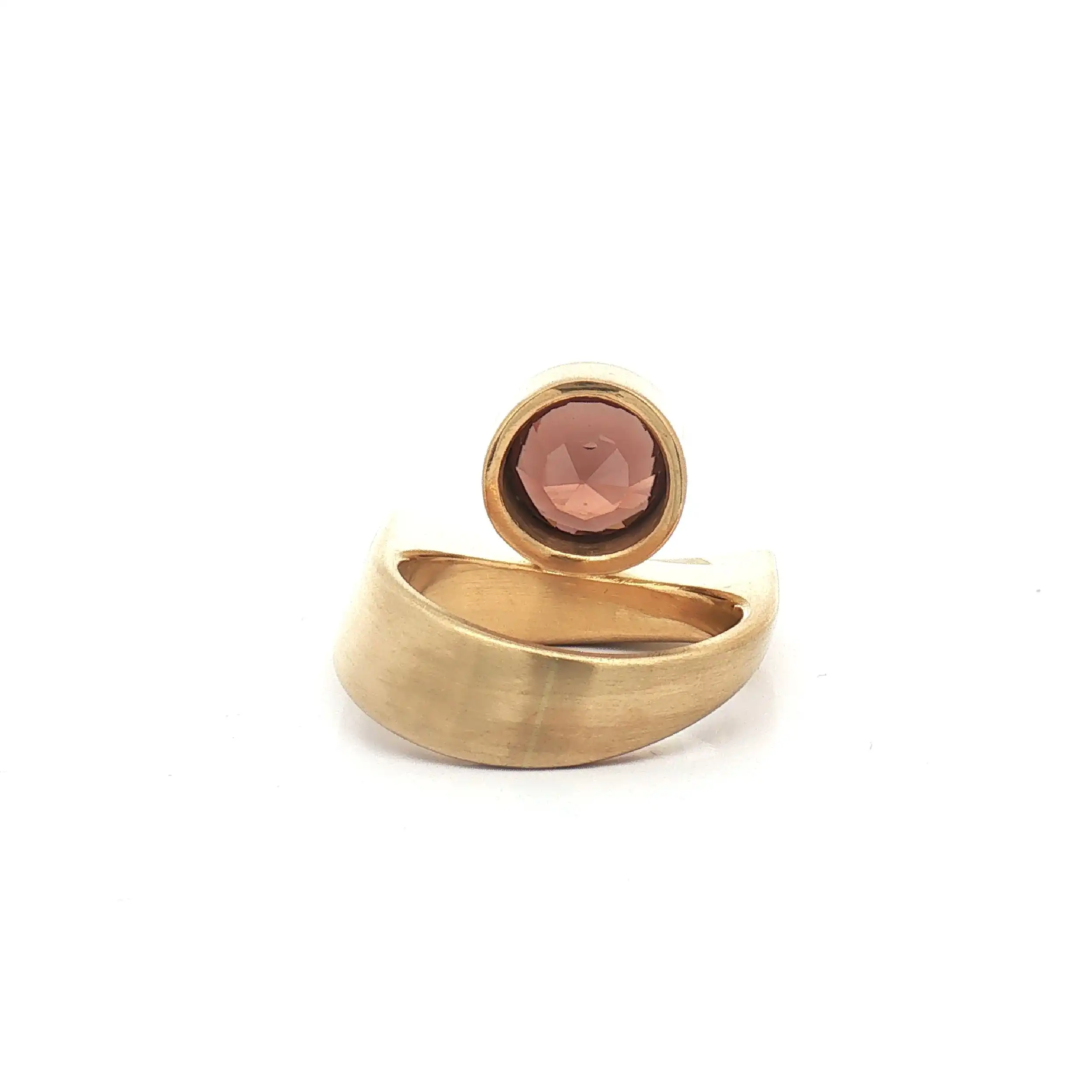 Ring Gelbgold mit braunem Farbstein Ring Gelbgold mit braunem Farbstein