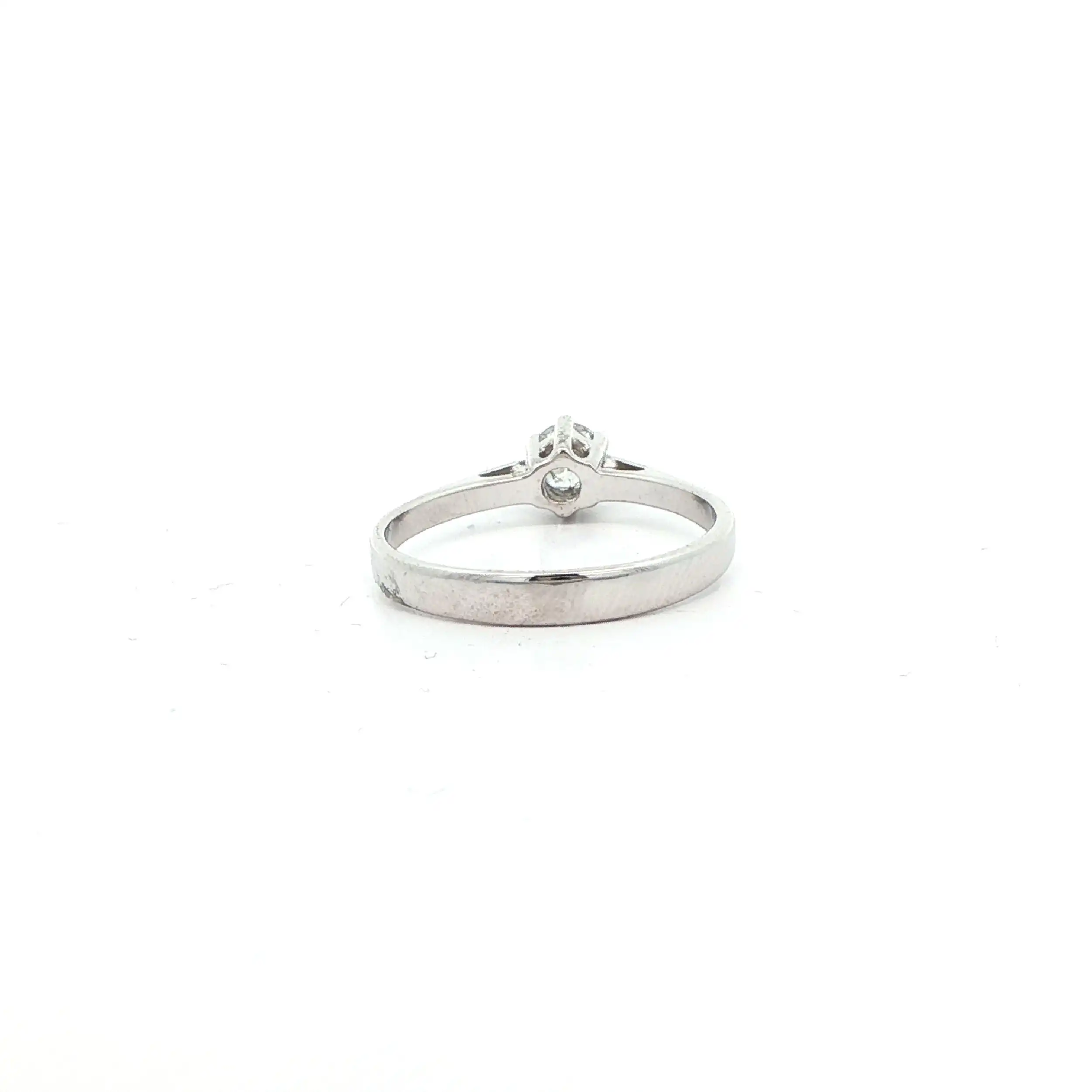 Ring Weißgold mit Brillant Solitär