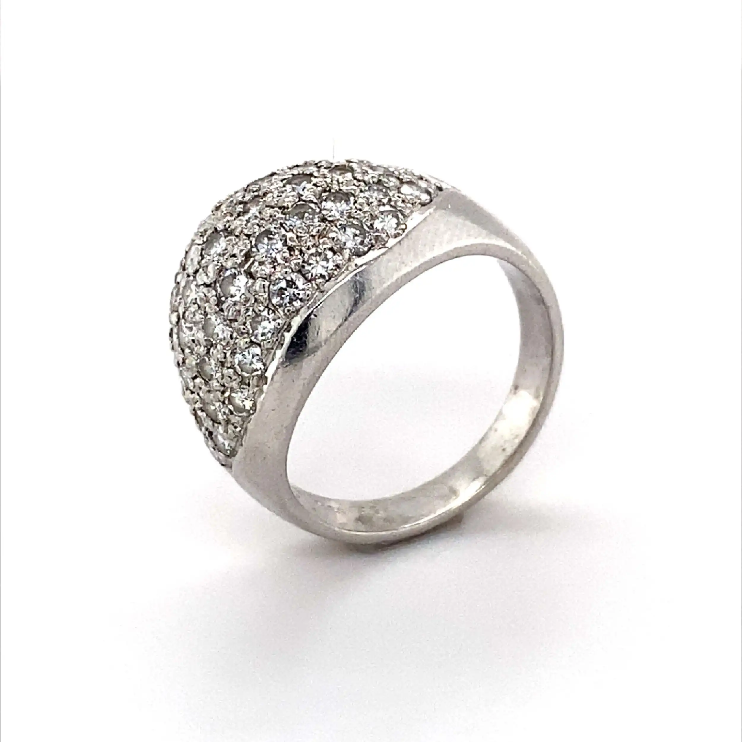 Ring Weißgold mit Brillanten Ring Weißgold mit Brillanten