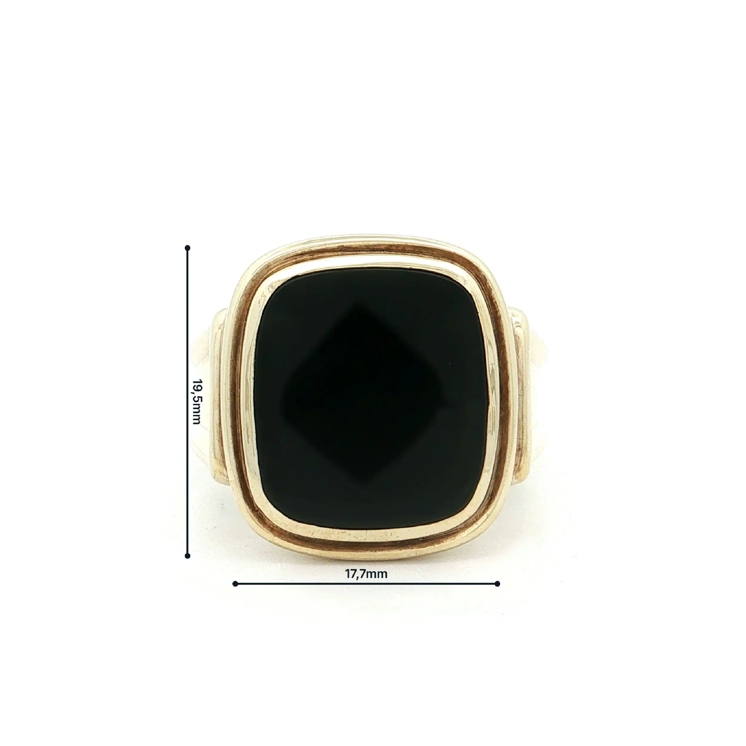 Ring Gelbgold mit Onyx Ring Gelbgold mit Onyx