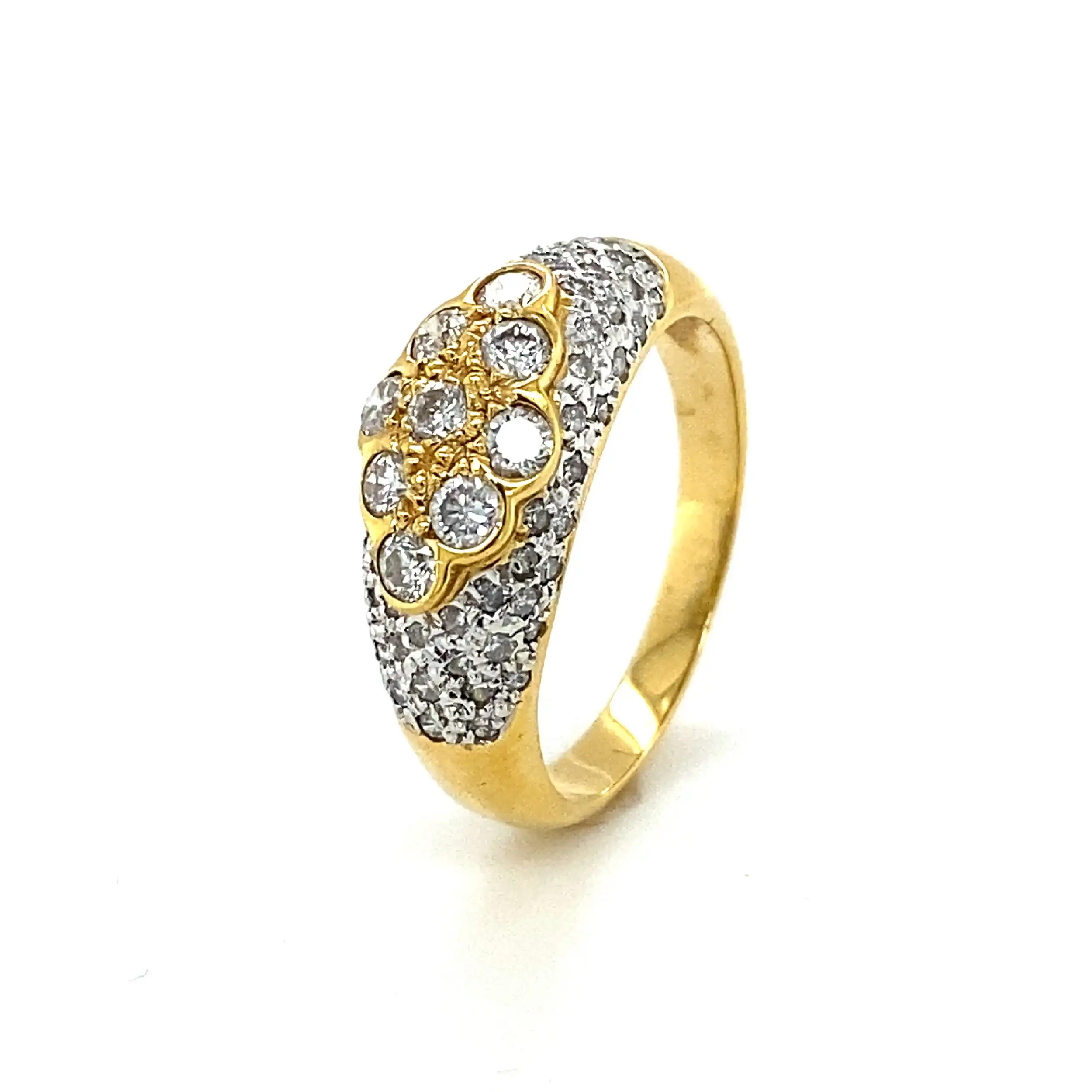 Ring Gelbgold mit Brillanten Ring Gelbgold mit Brillanten