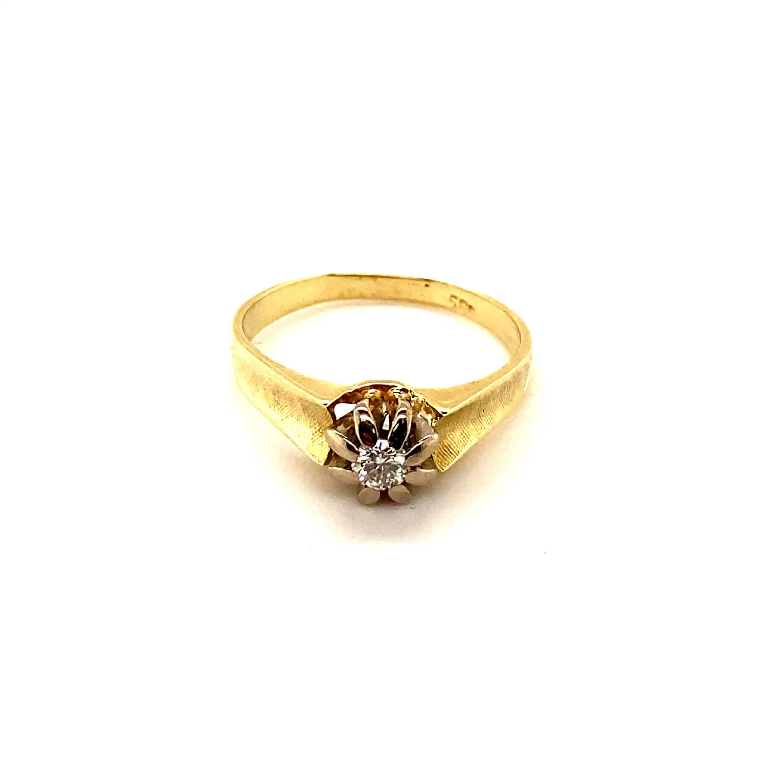 Ring Gelbgold mit Brillant