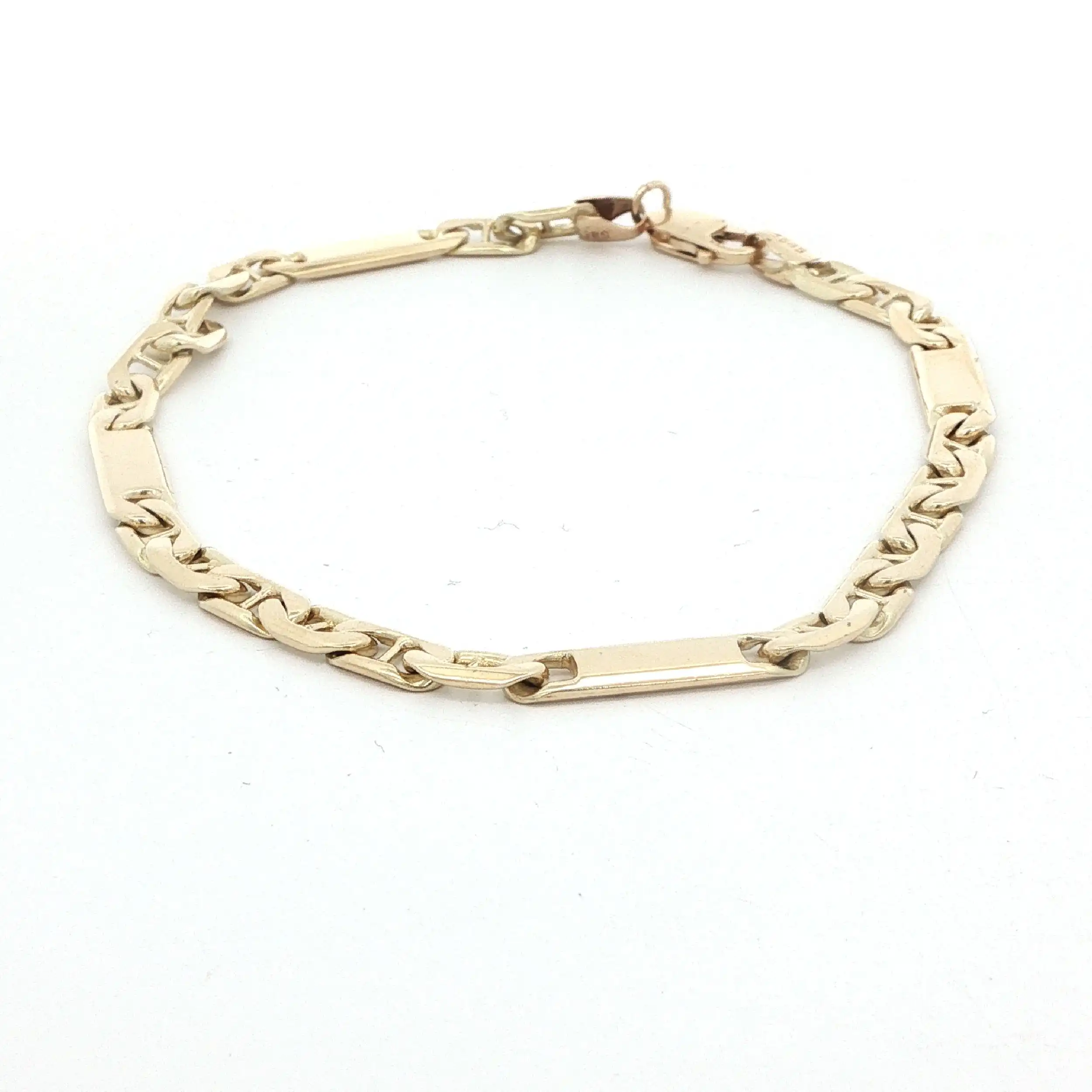 Stäbchenpanzerkette Gelbgold