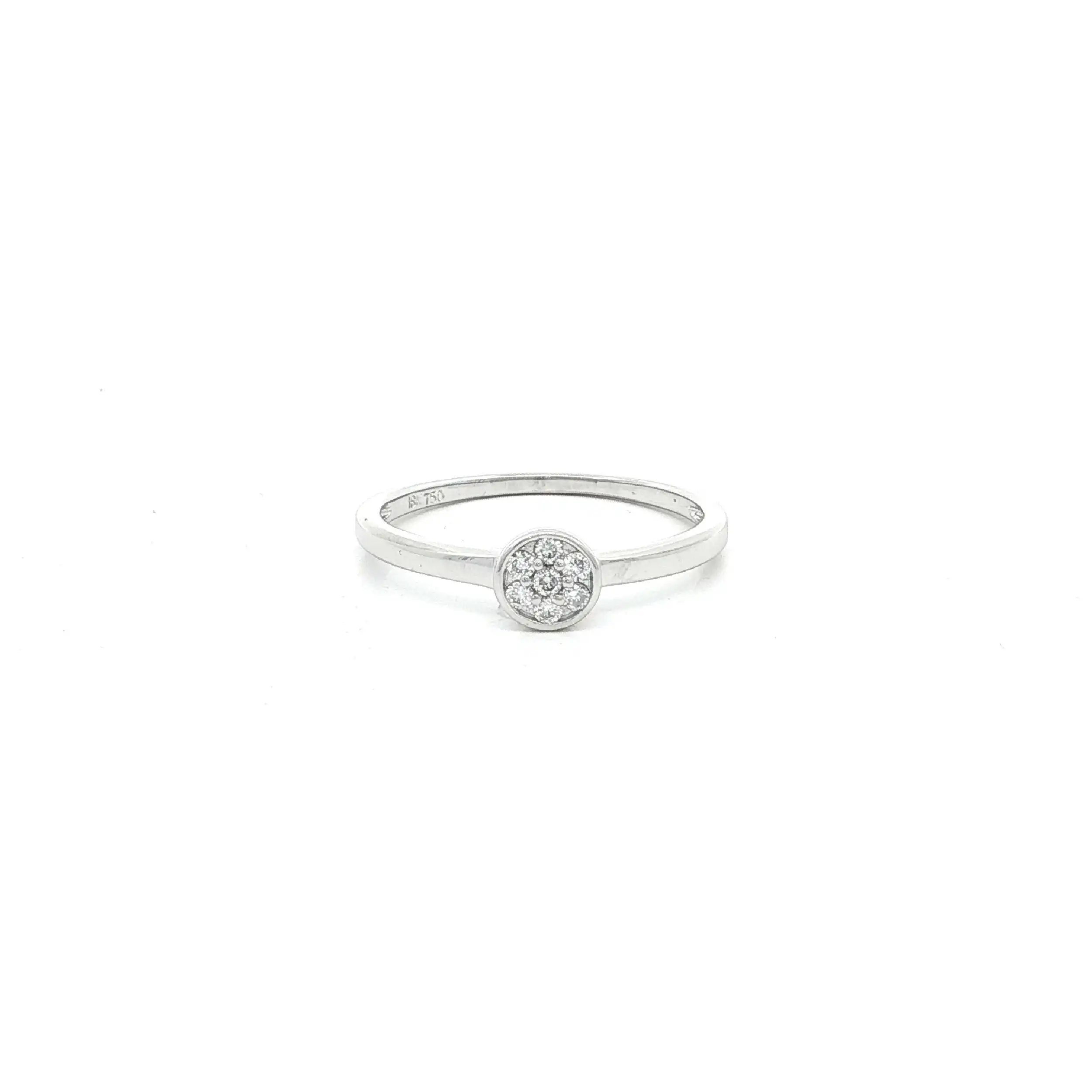 Ring Weißgold mit Brillanten Ring Weißgold mit Brillanten