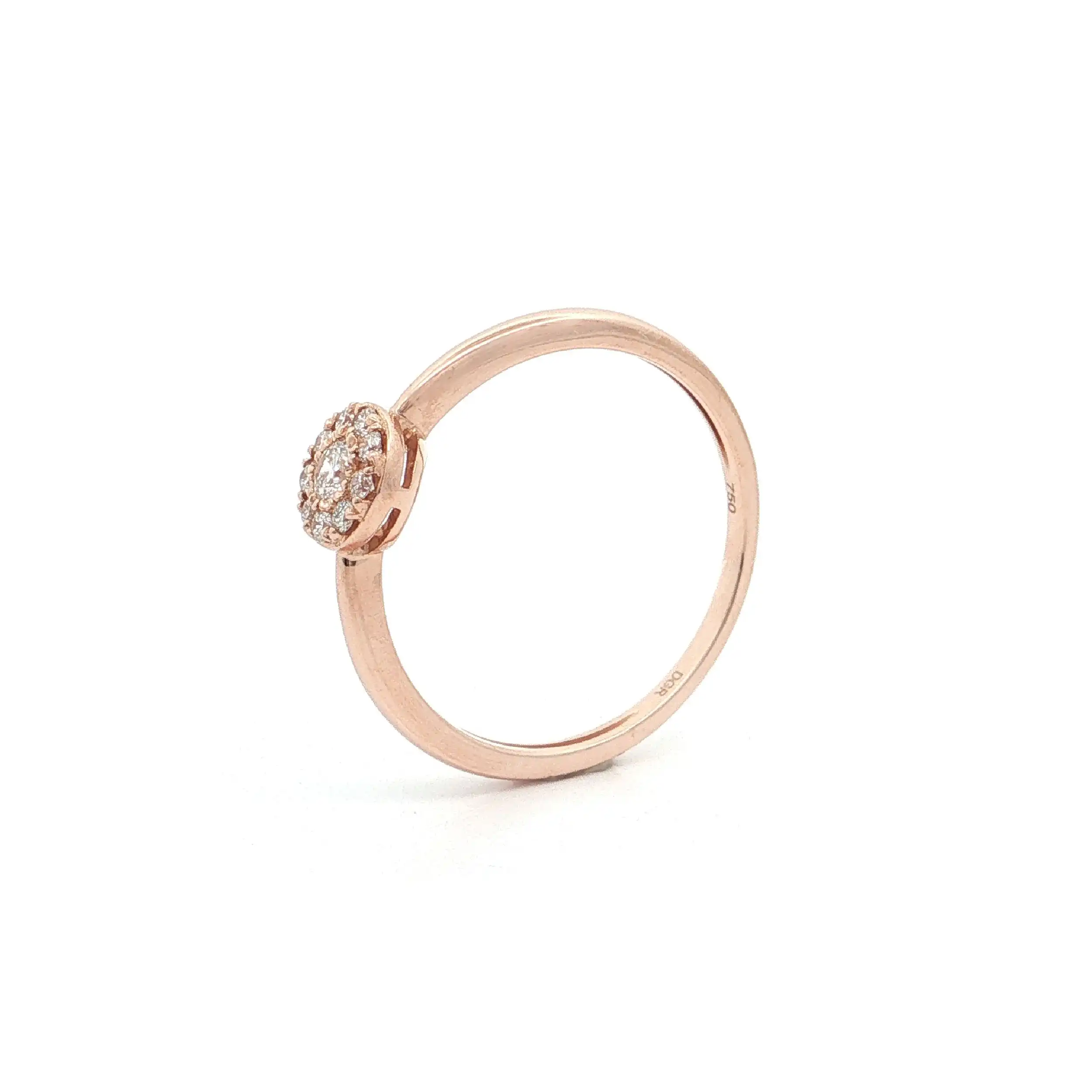 Ring Roségold mit Brillanten Ring Roségold mit Brillanten