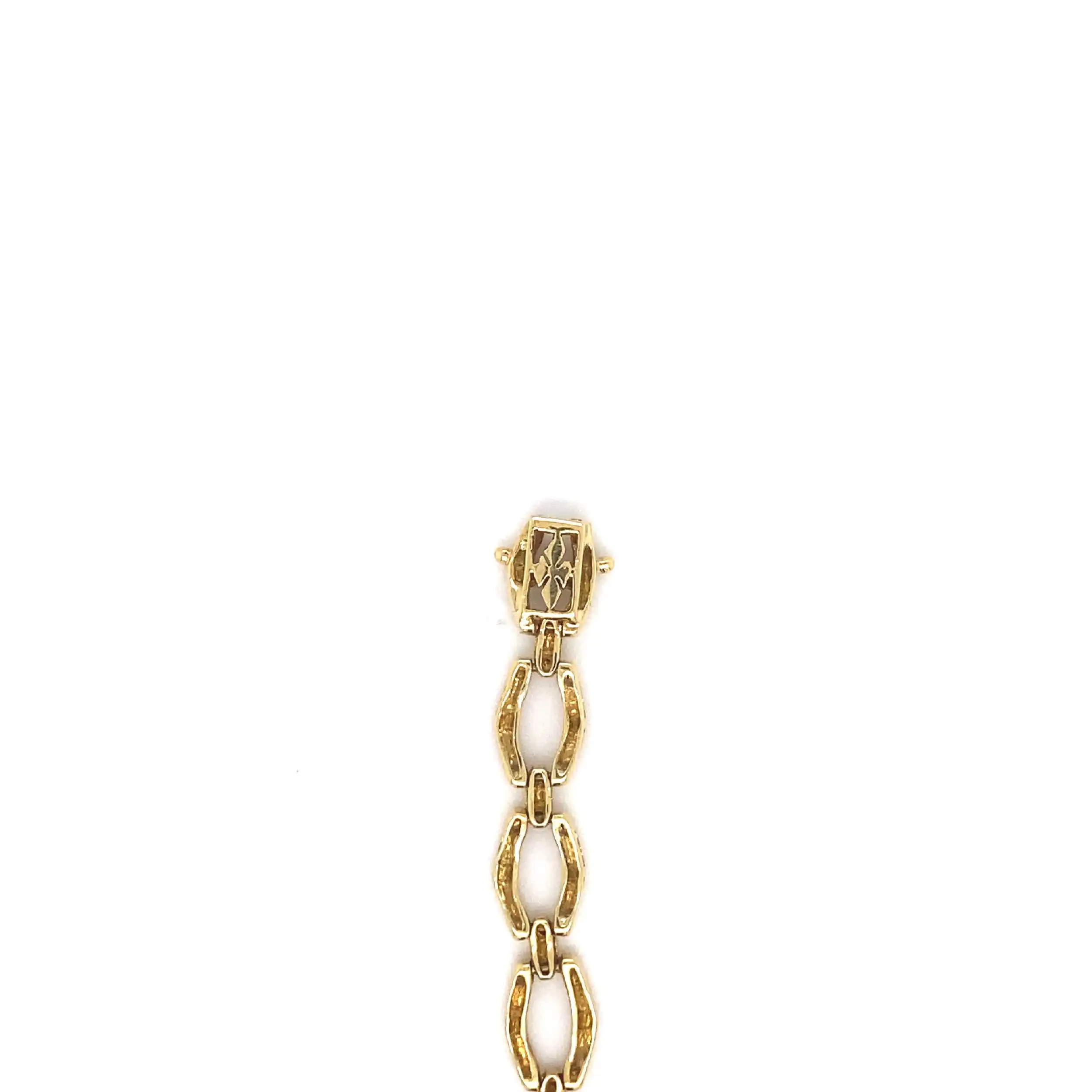 Armband Bicolor mit Saphiren und Brillanten Armband Bicolor mit Saphiren und Brillanten