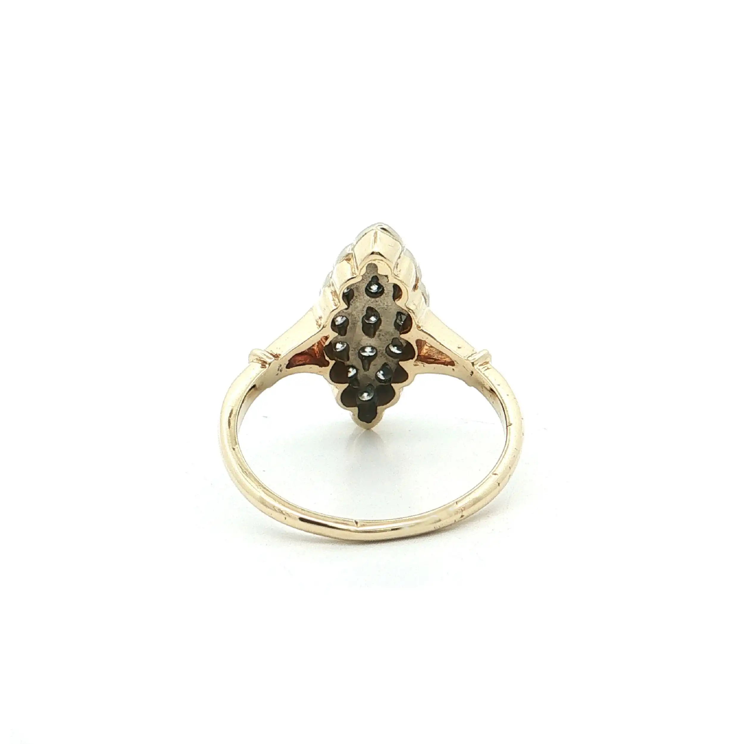 Ring Bicolor mit Brillanten