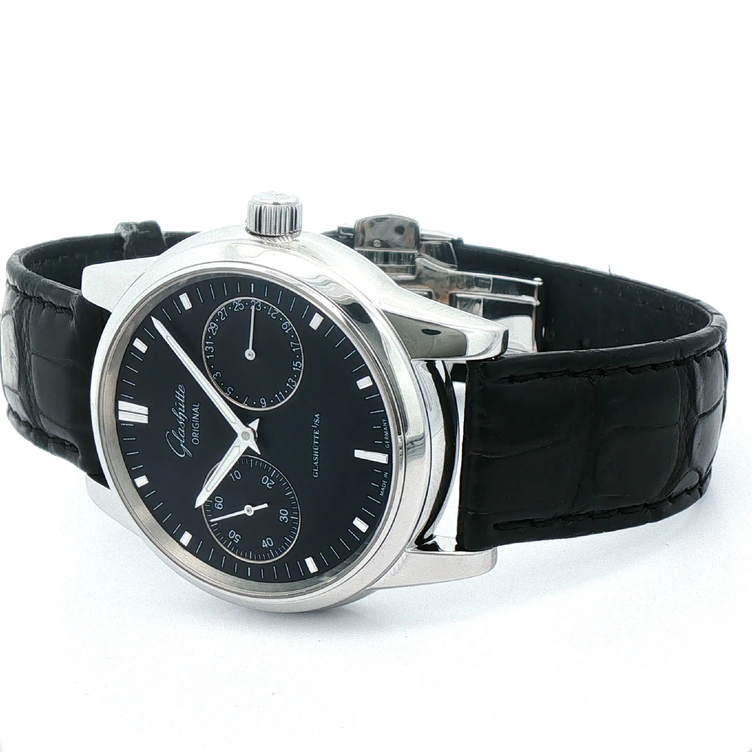 Herrenuhr Glashütte Original Senator Zeigerdatum