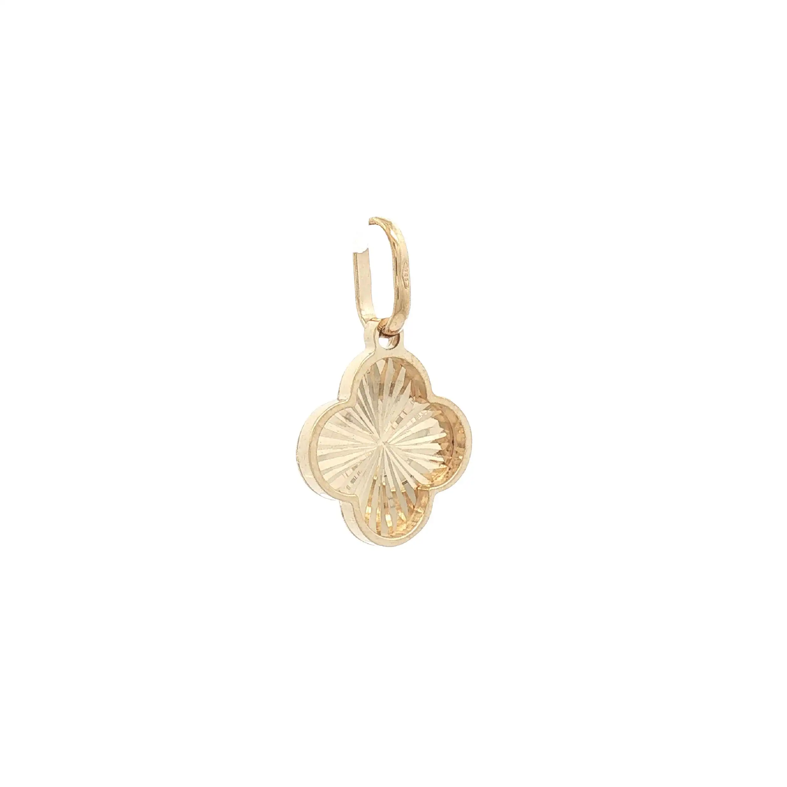 Anhänger Gelbgold Blume