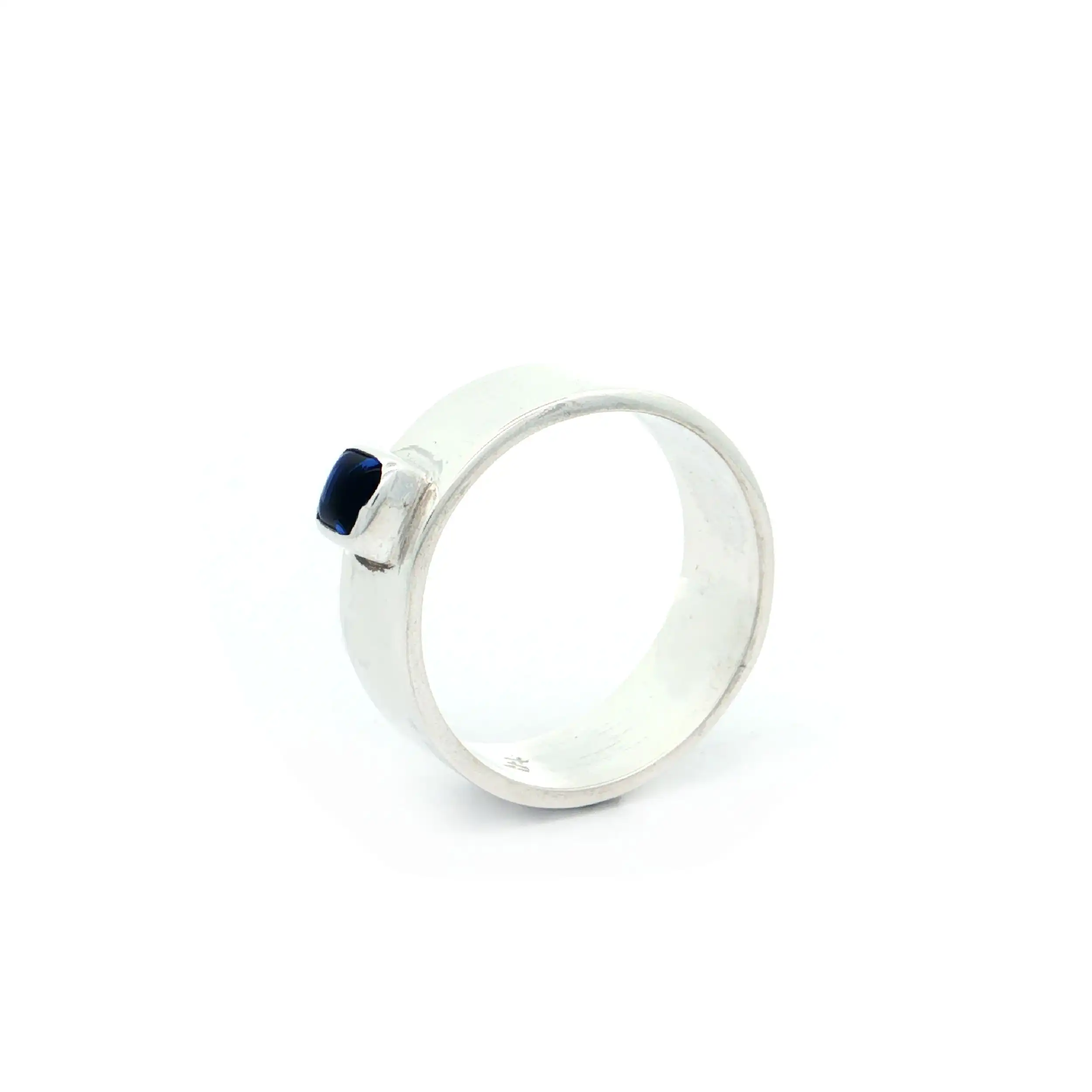 Ring Silber mit blauem Farbstein Ring Silber mit blauem Farbstein