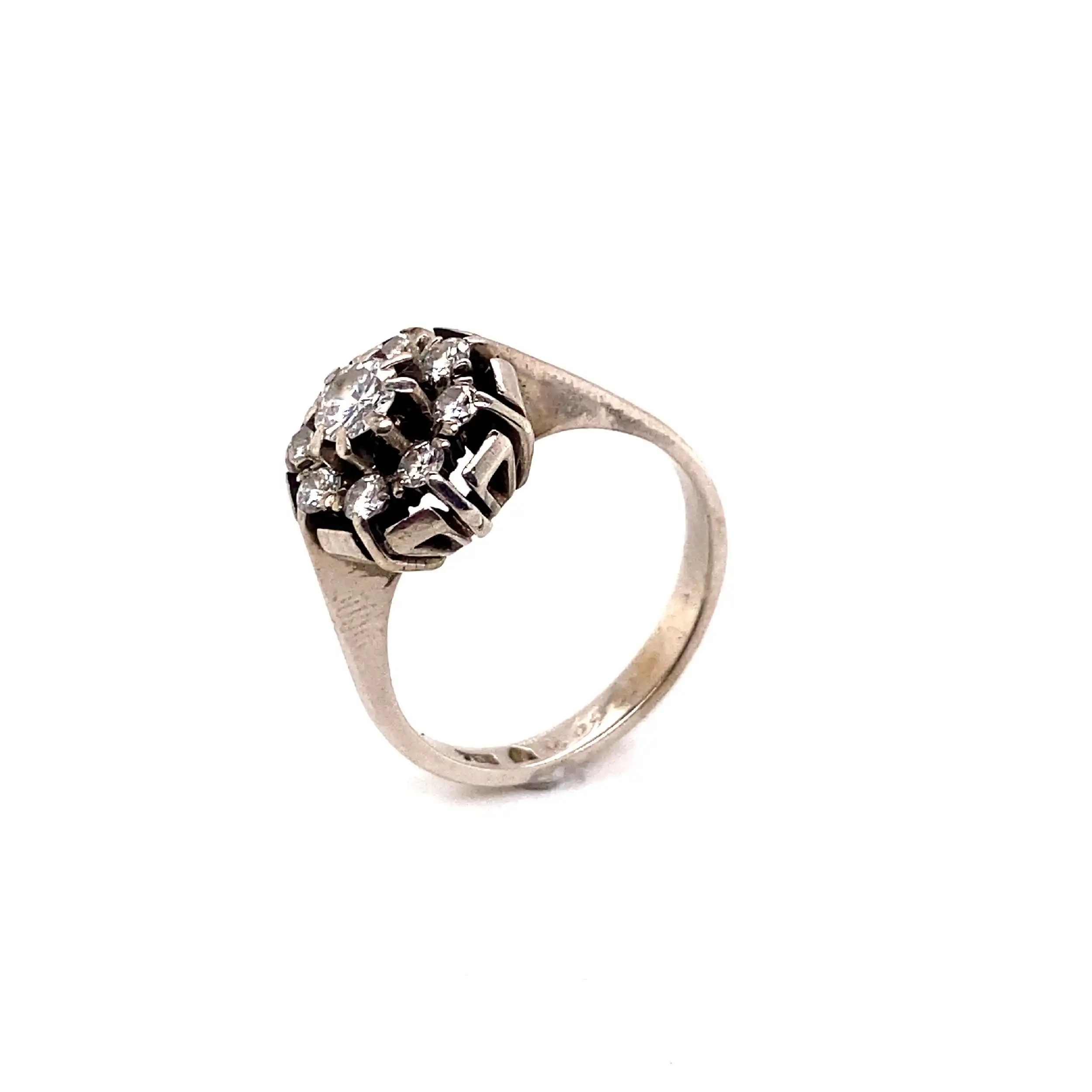 Ring Weißgold mit Brillanten Ring Weißgold mit Brillanten