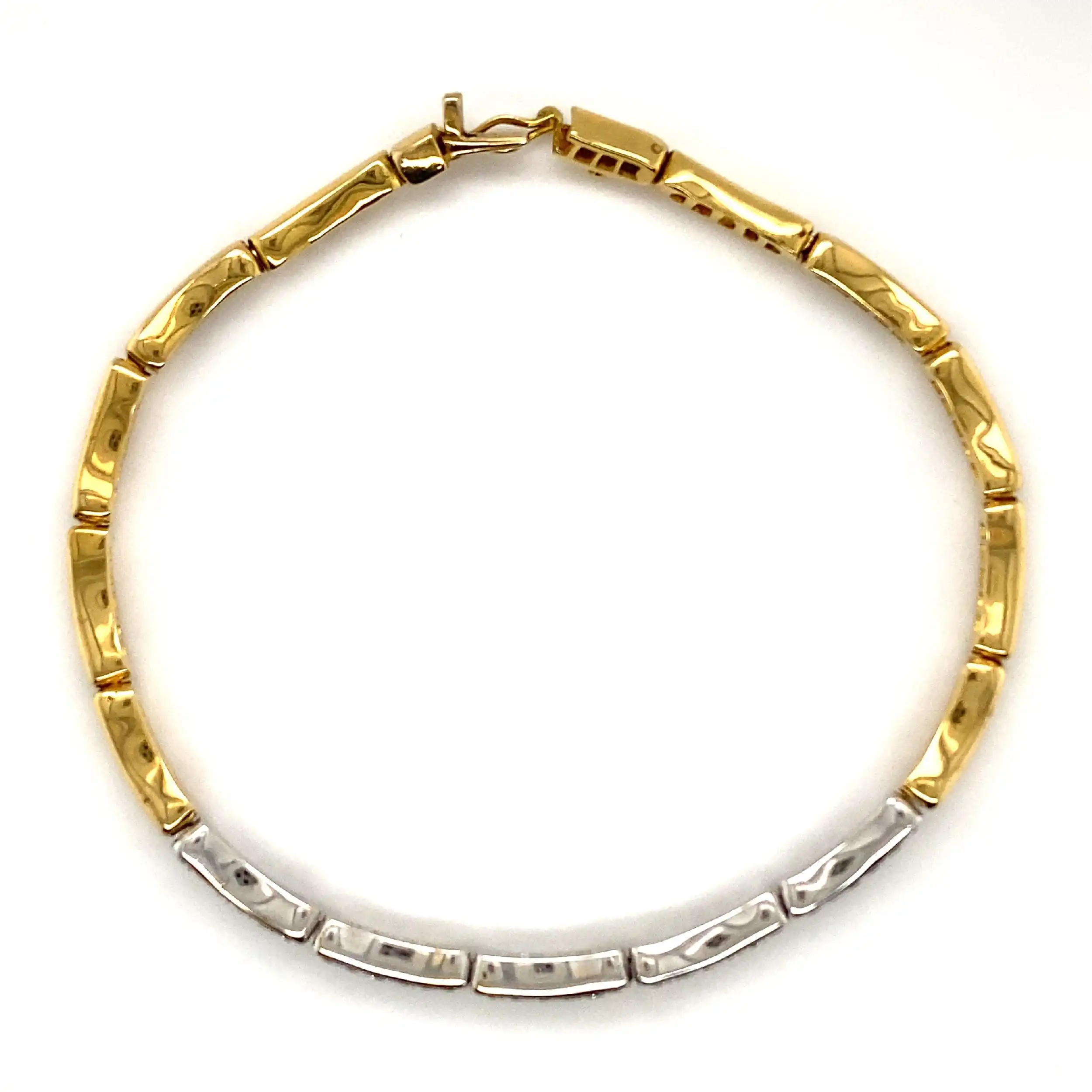 Armband Bicolor mit Brillanten Armband Bicolor mit Brillanten