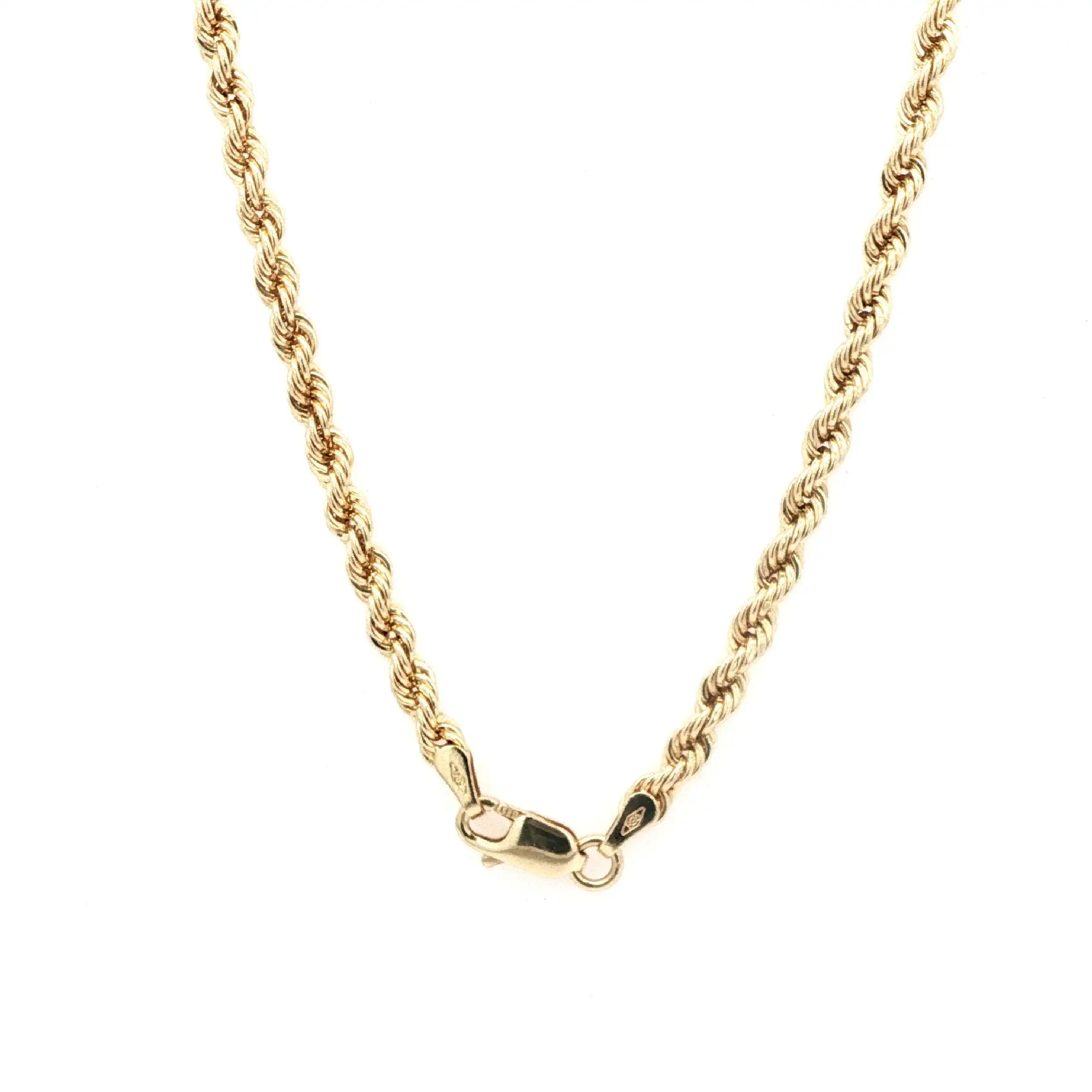 Kordelkette Gelbgold
