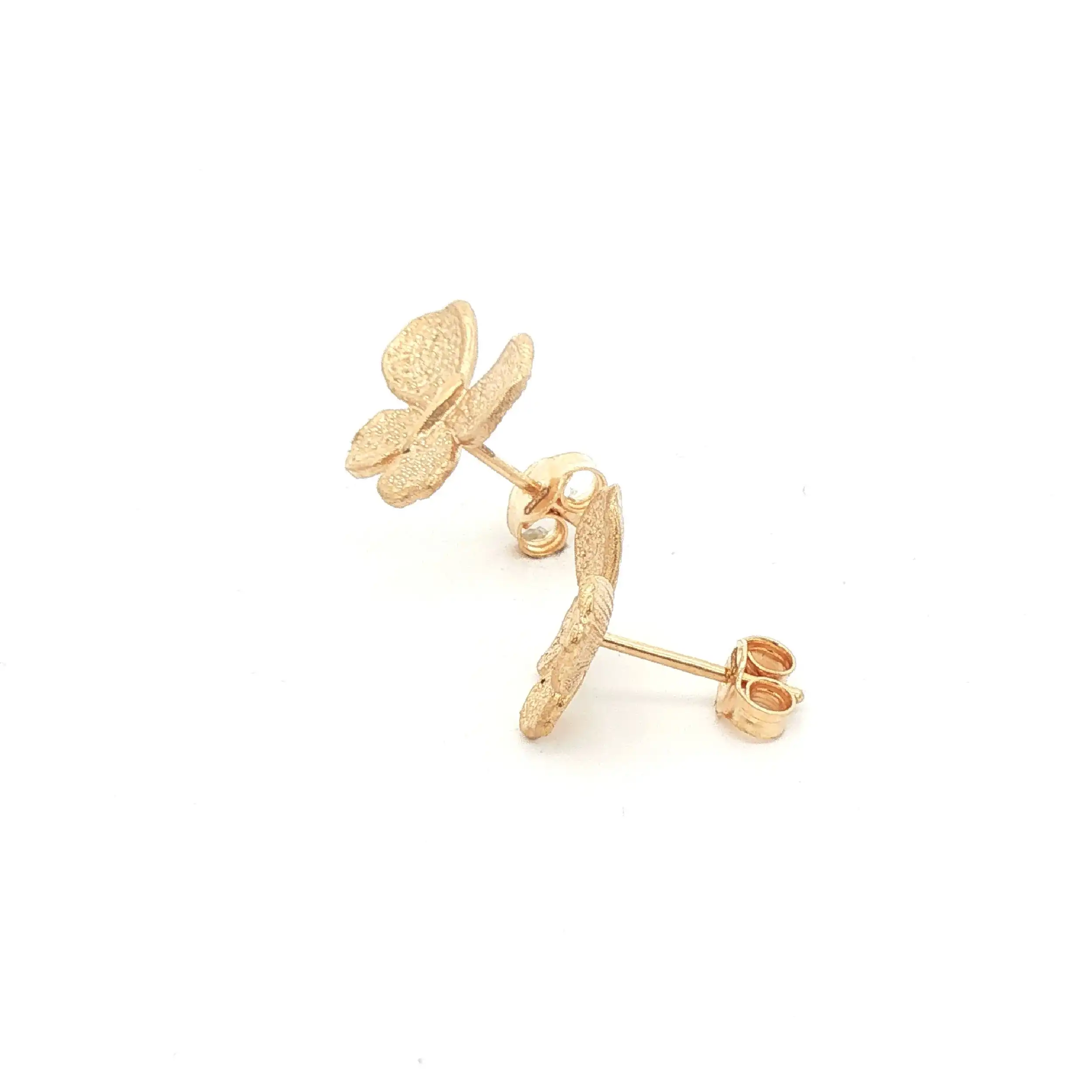 Ohrstecker Gelbgold "Schmetterling"