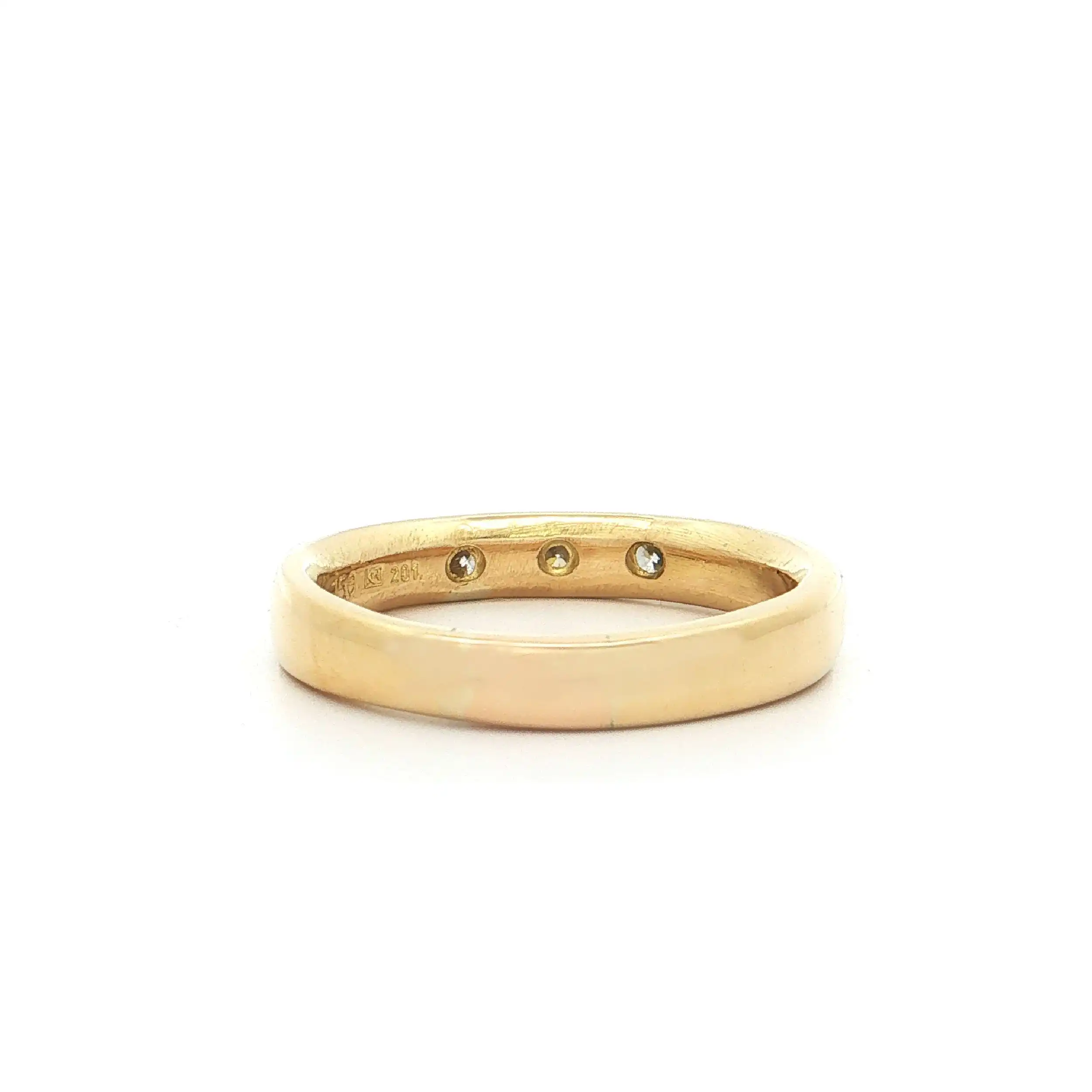 Ring Gelbgold mit Brillanten